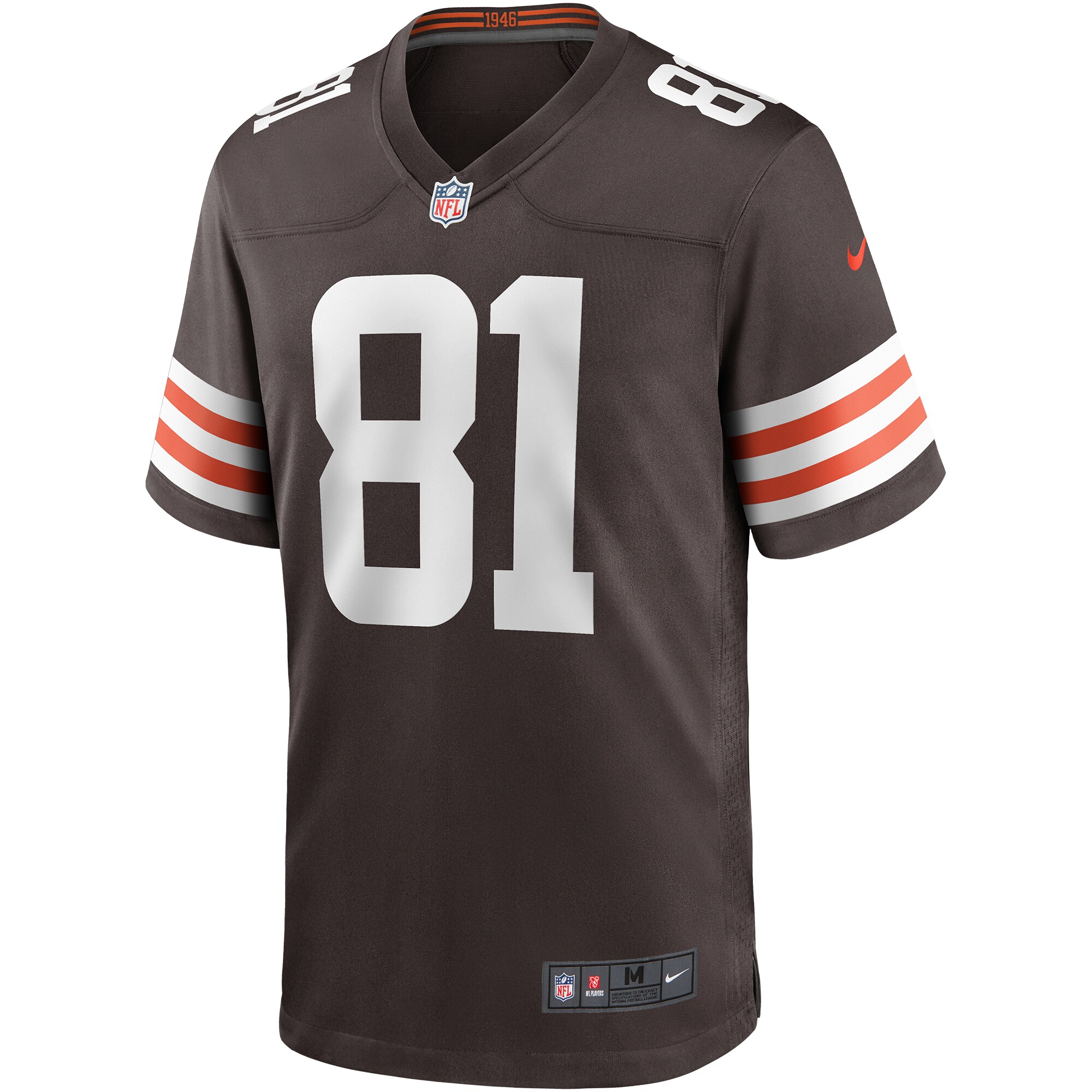 Austin Hooper Cleveland Browns Nike Game Jersey - Brown - vstockx