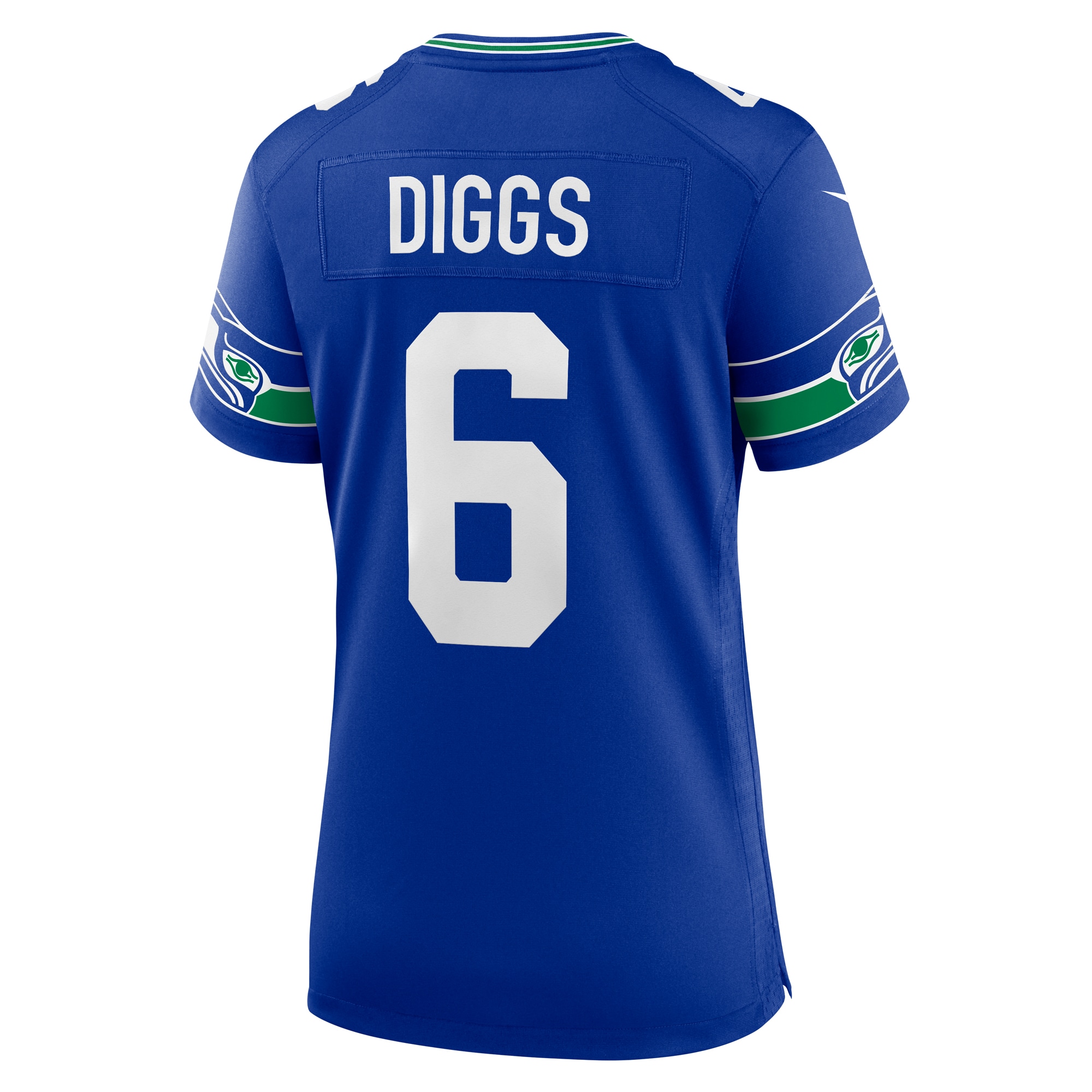 Quandre Diggs Seattle Seahawks Nike Women's Throwback Player Game Jersey - Royal - vstockx
