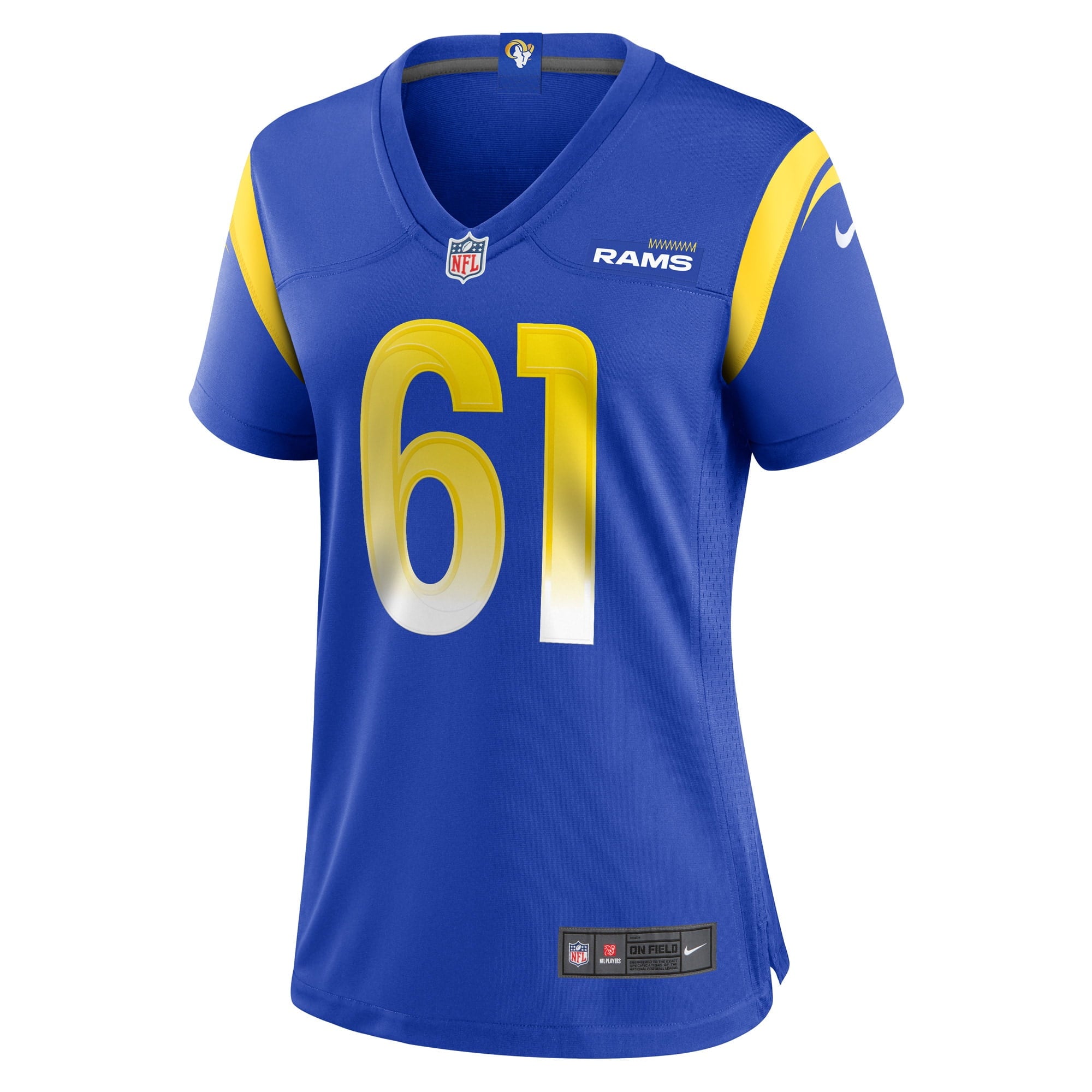 Women's Nike AJ Arcuri Royal Los Angeles Rams Game Player Jersey - vstockx