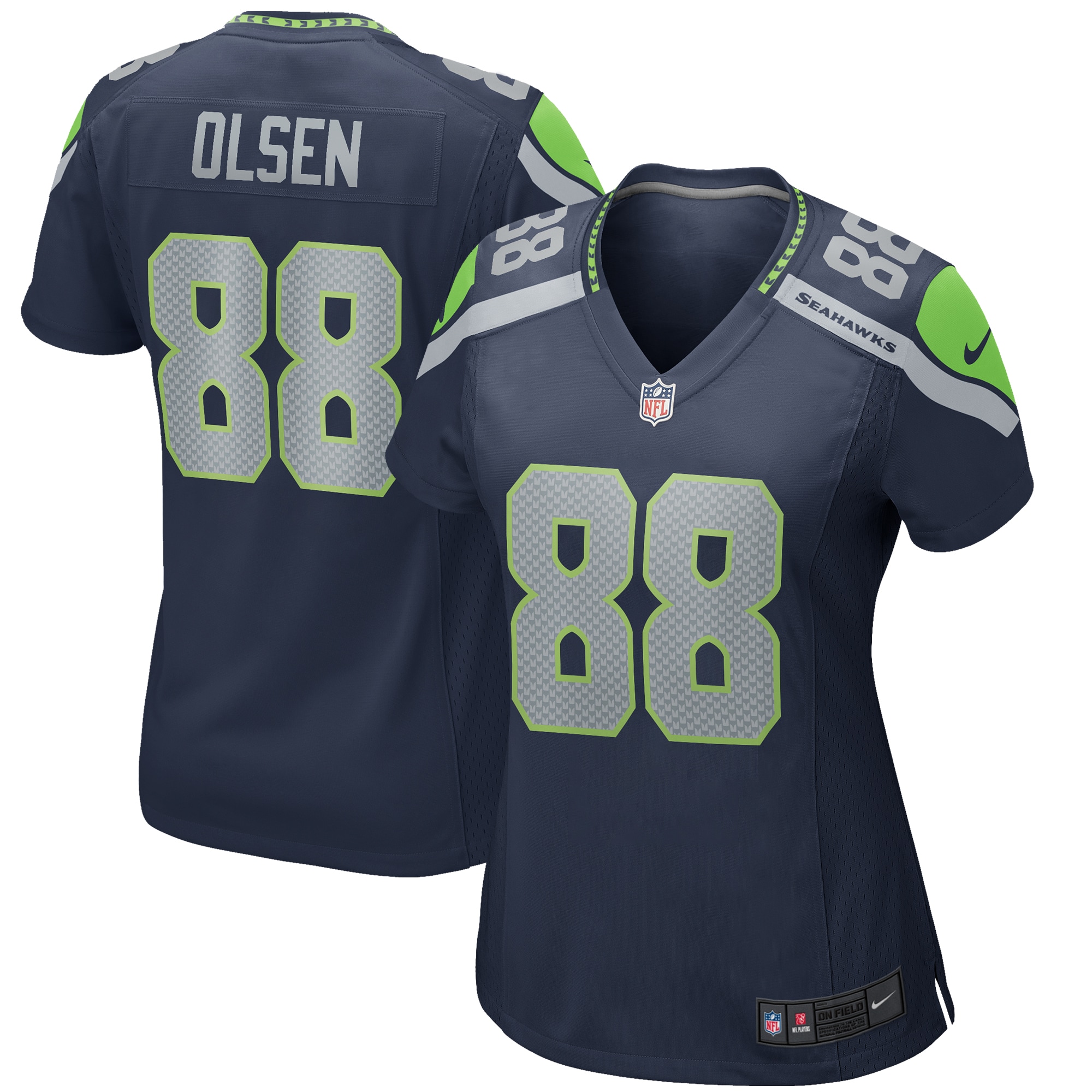 Greg Olsen Seattle Seahawks Nike Women's Game Jersey - College Navy - vstockx