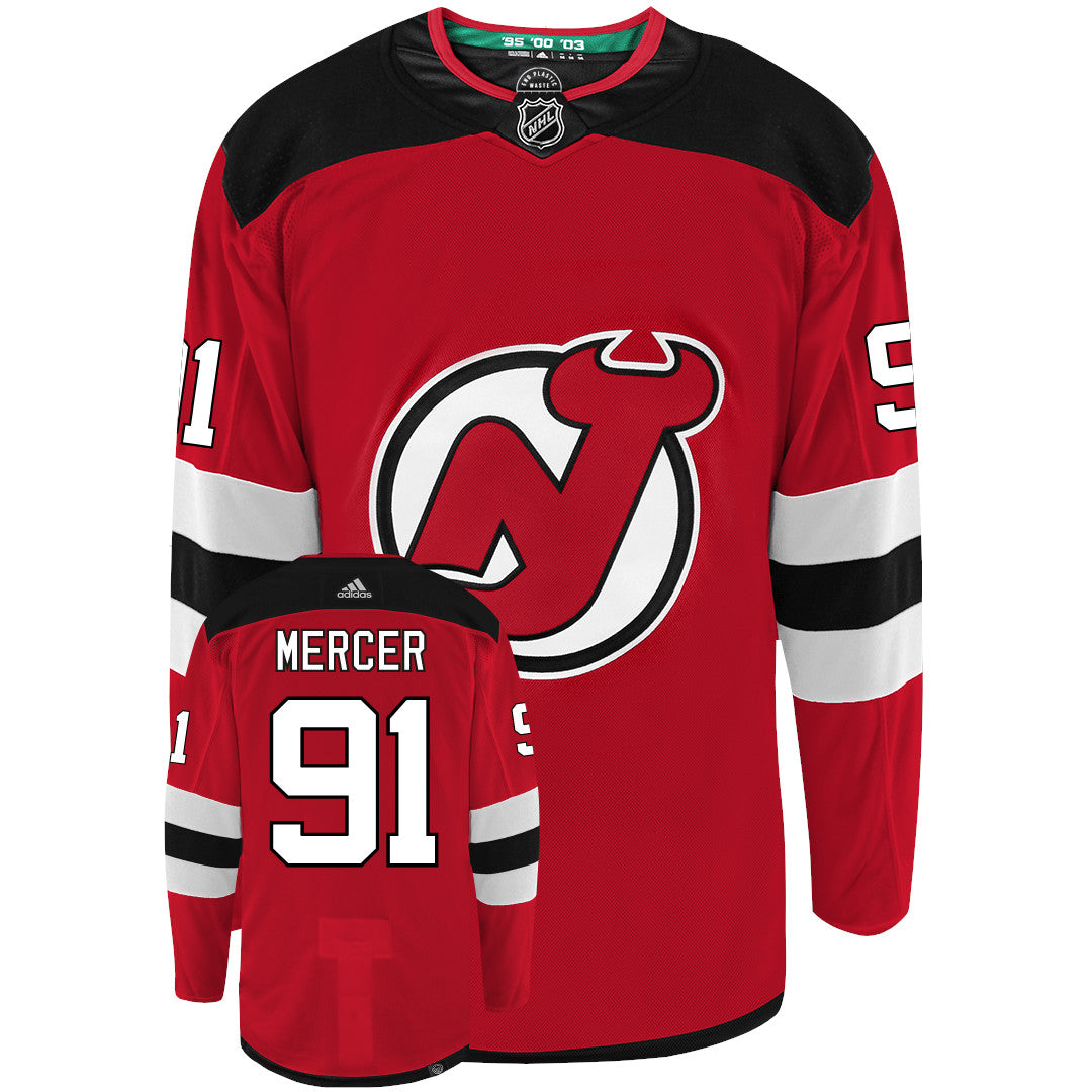 Dawson Mercer New Jersey Devils Adidas Primegreen Authentic NHL Hockey Jersey - vstockx