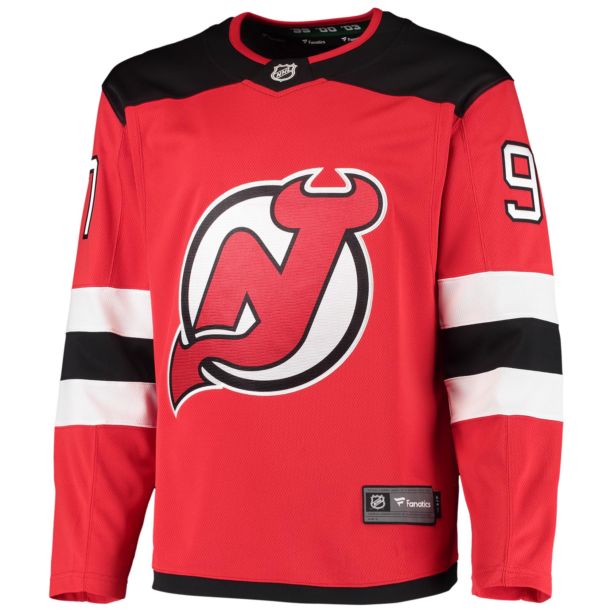 Nikita Gusev New Jersey Devils Fanatics Branded 2020/21 Home Breakaway Player Jersey - Red - vstockx