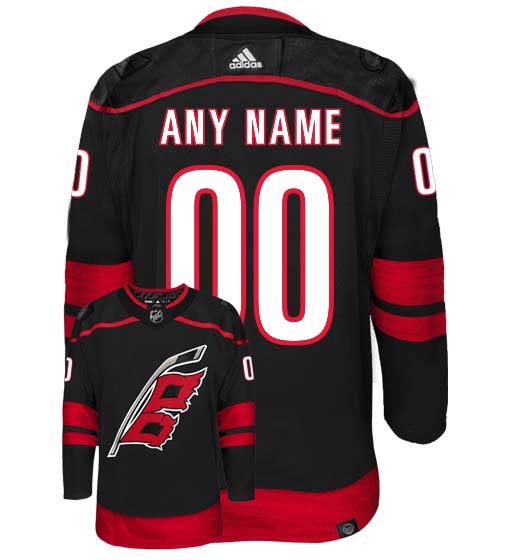 Customizable Carolina Hurricanes Adidas Primegreen Authentic NHL Hockey Jersey - vstockx