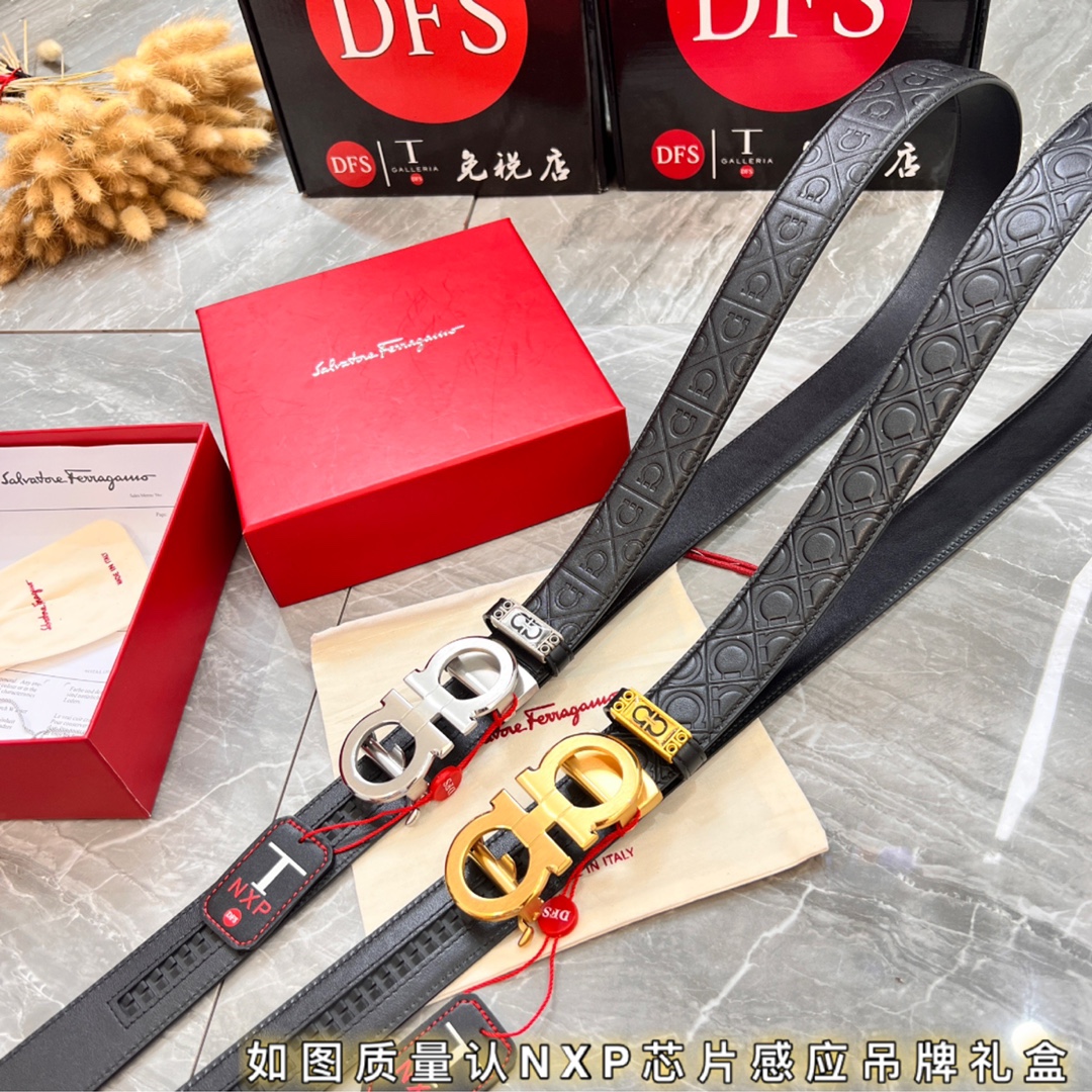 Streetwear Belt Ferragamo 319791 size:3.5cm - vstockx