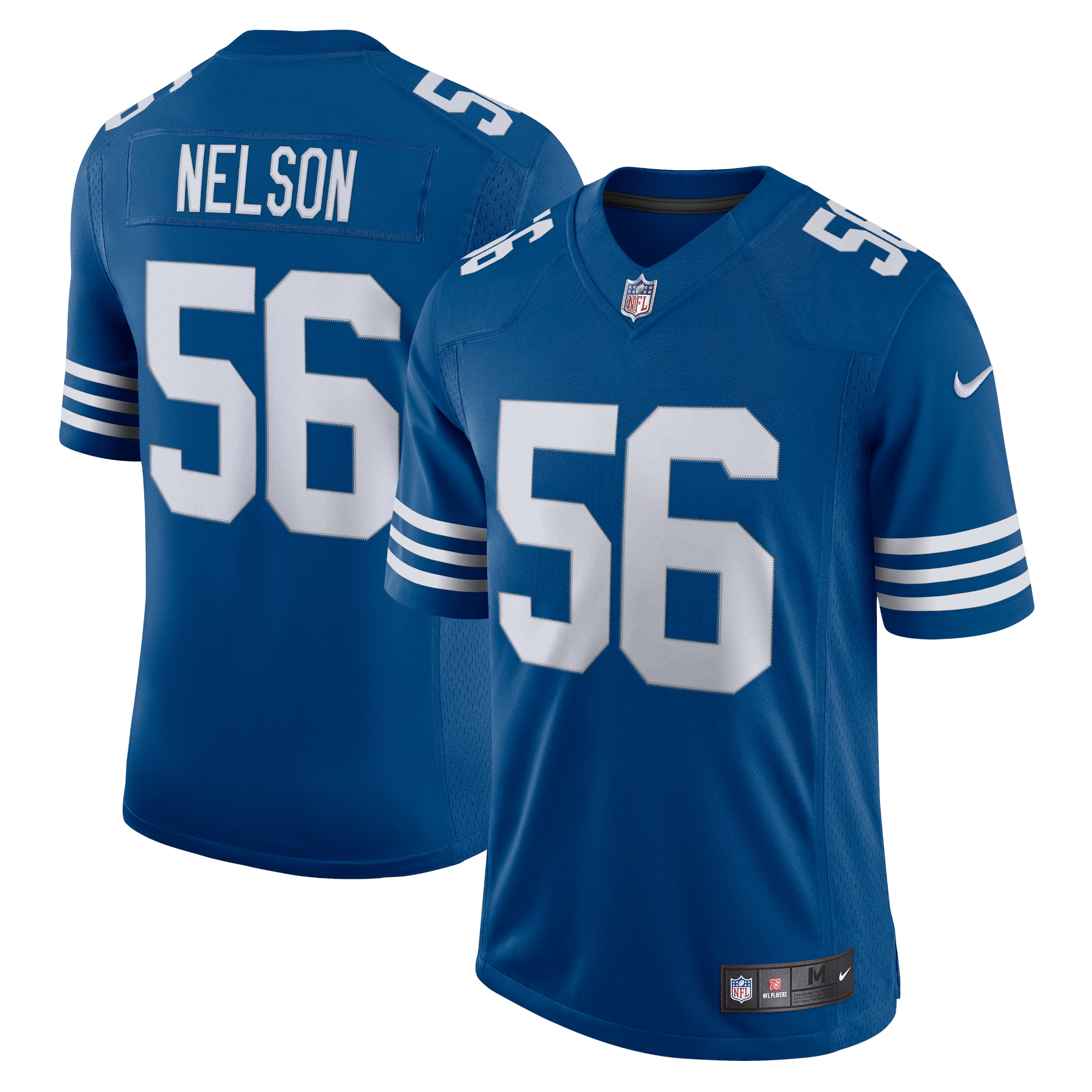 Men's Nike Quenton Nelson Royal Indianapolis Colts Alternate Vapor Limited Jersey - vstockx