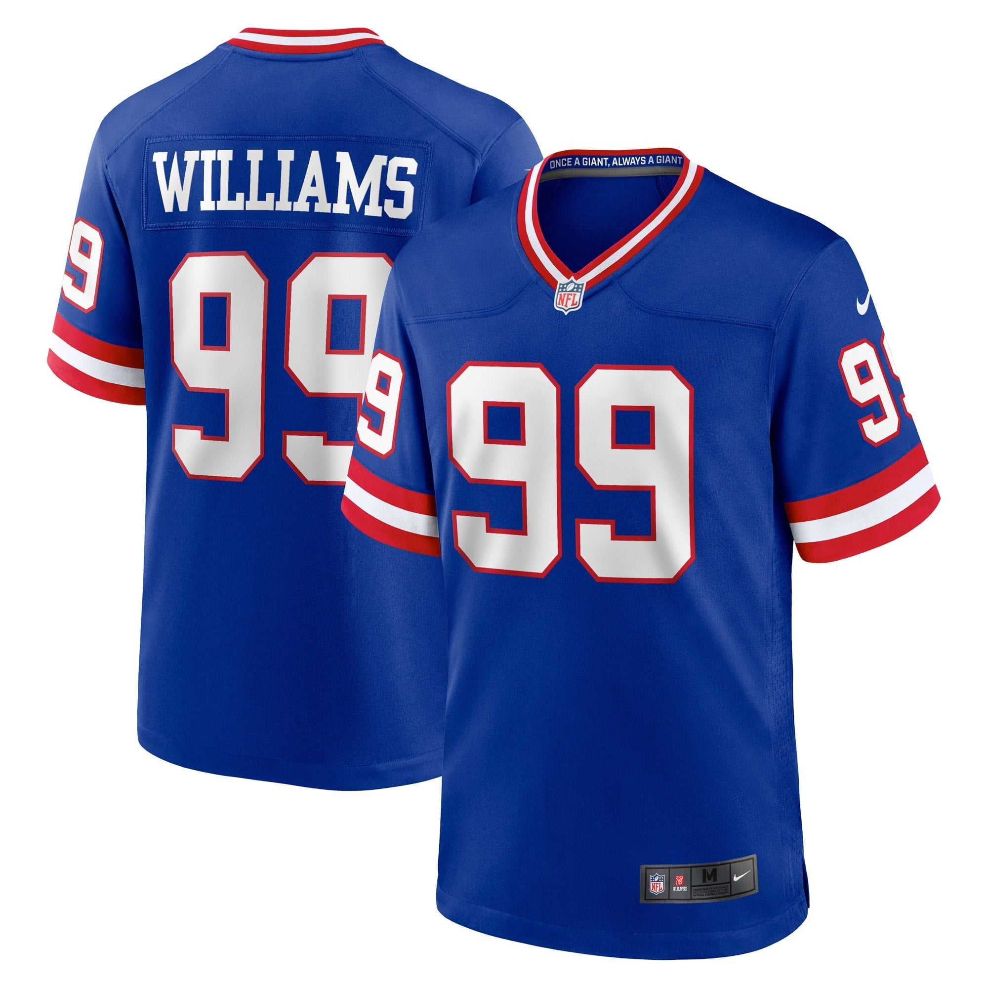 Men's Nike Leonard Williams Royal New York Giants Classic Player Game Jersey - vstockx