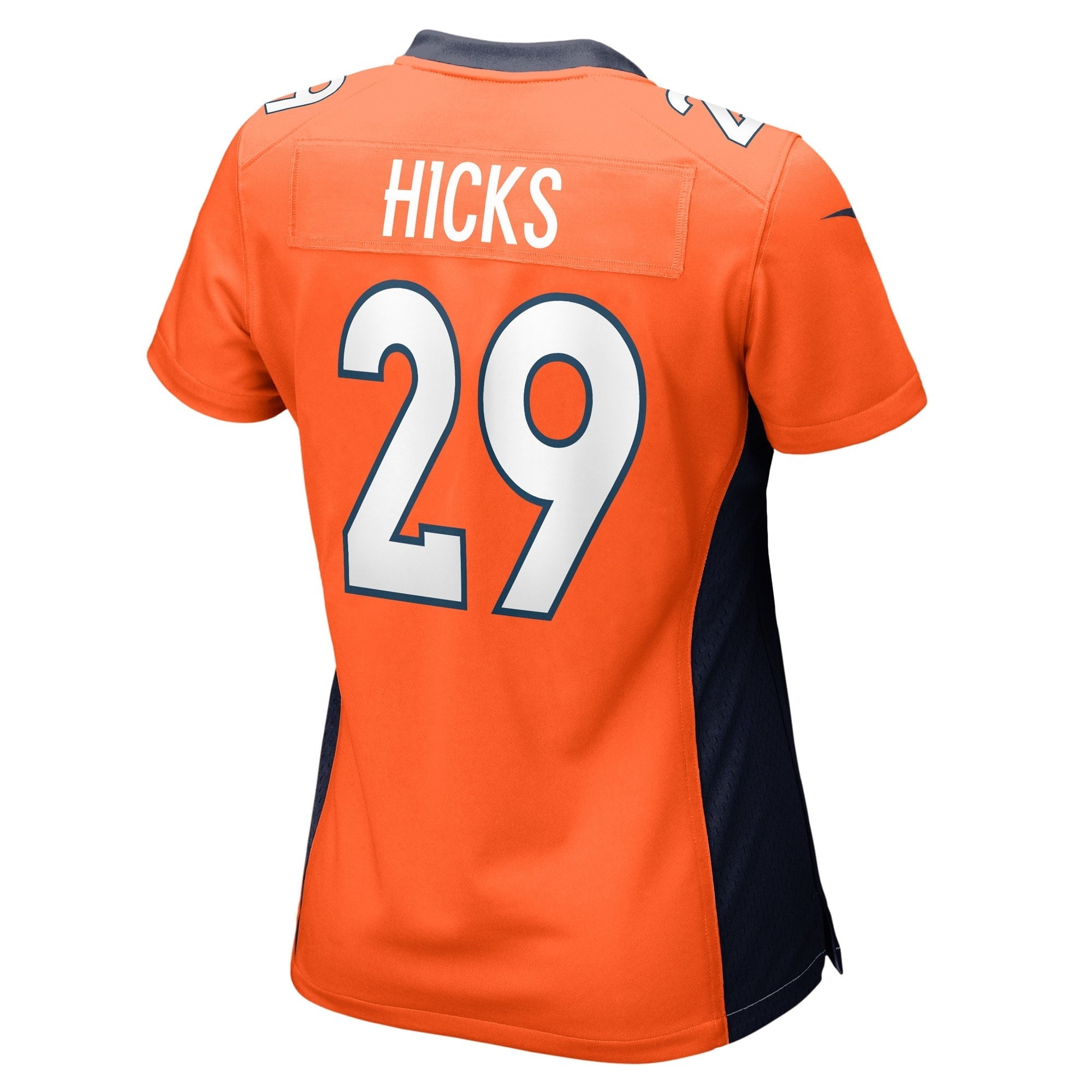 Women's Nike Faion Hicks Orange Denver Broncos Game Player Jersey - vstockx