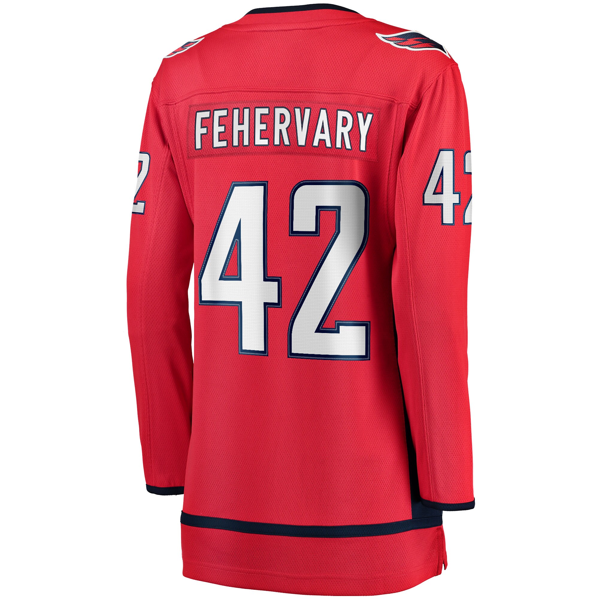 Martin Fehervary Washington Capitals Fanatics Branded Women's Home Breakaway Player Jersey - Red - vstockx