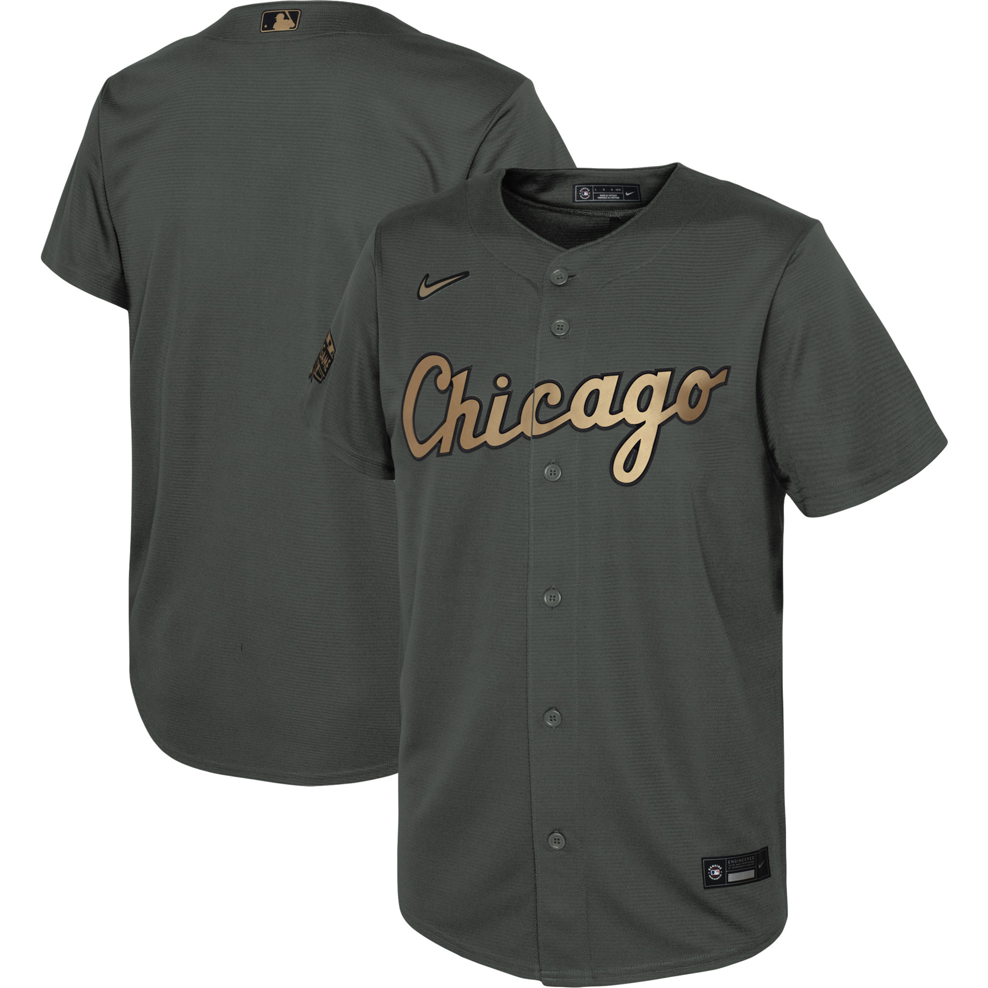 Chicago White Sox Nike Youth 2022 MLB All-Star Game Replica Jersey - Gray - vstockx