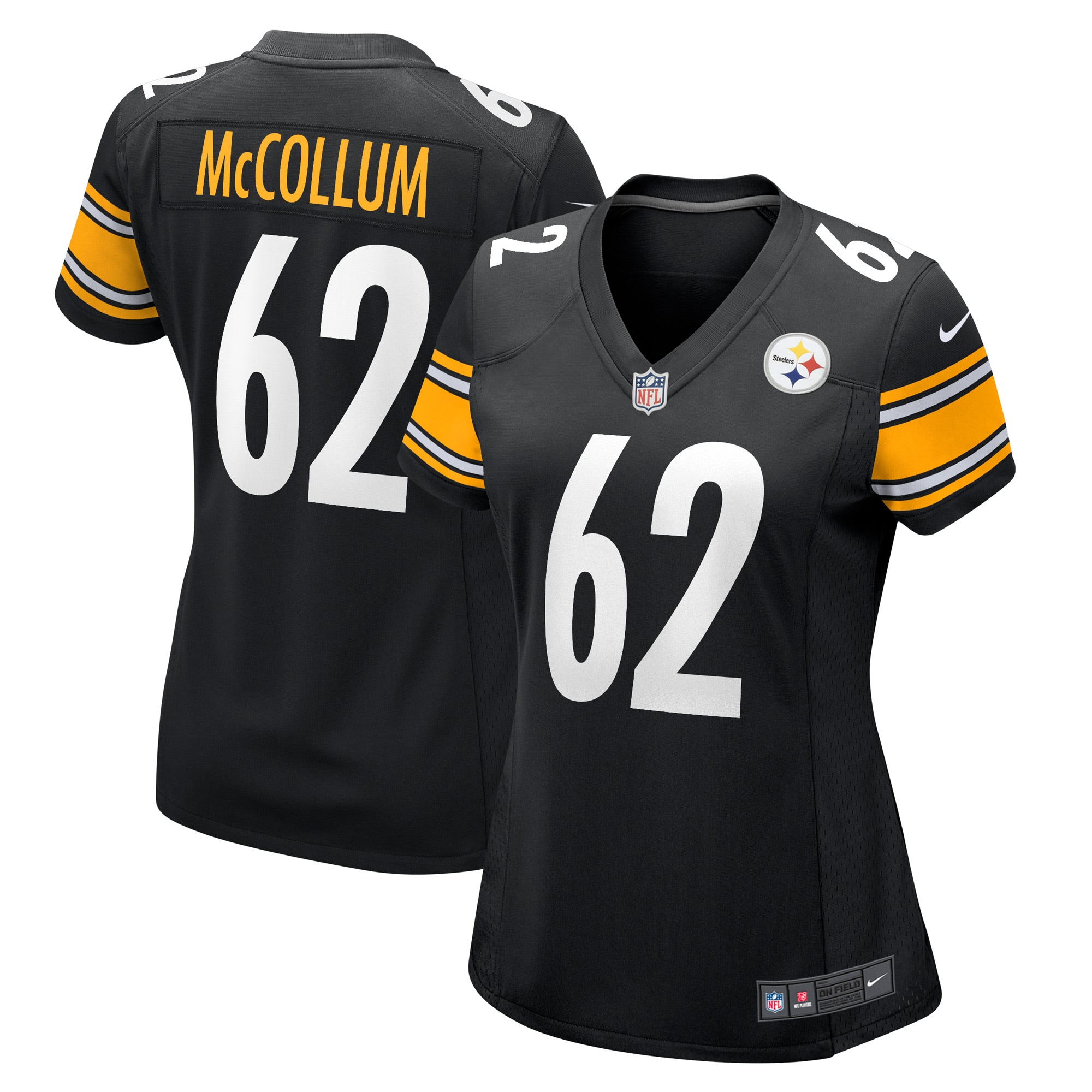 Ryan McCollum Pittsburgh Steelers Nike Women's Game Player Jersey - Black - vstockx