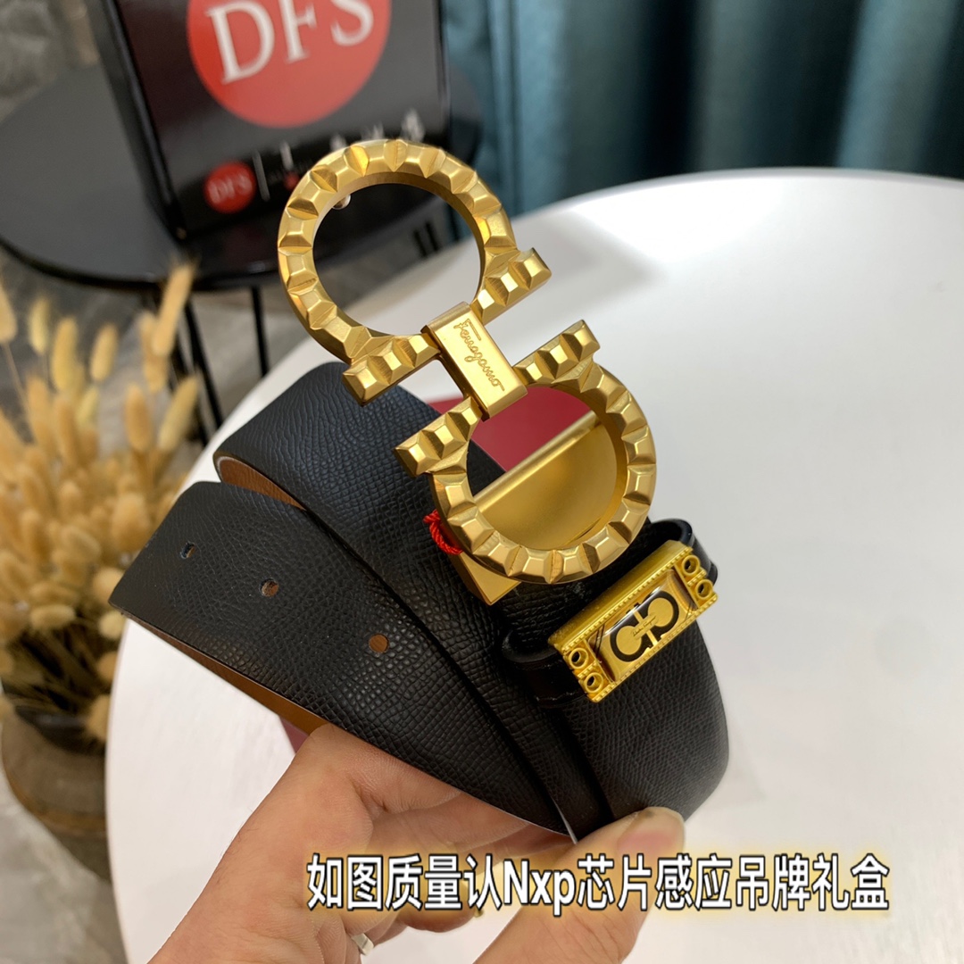 Streetwear Belt Ferragamo 319444 size:3.5cm - vstockx
