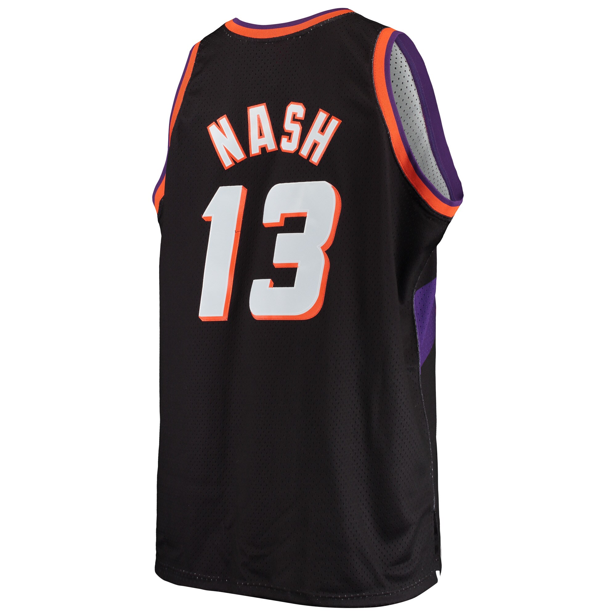 Steve Nash Phoenix Suns Mitchell & Ness Big & Tall Hardwood Classics Jersey - Black - vstockx