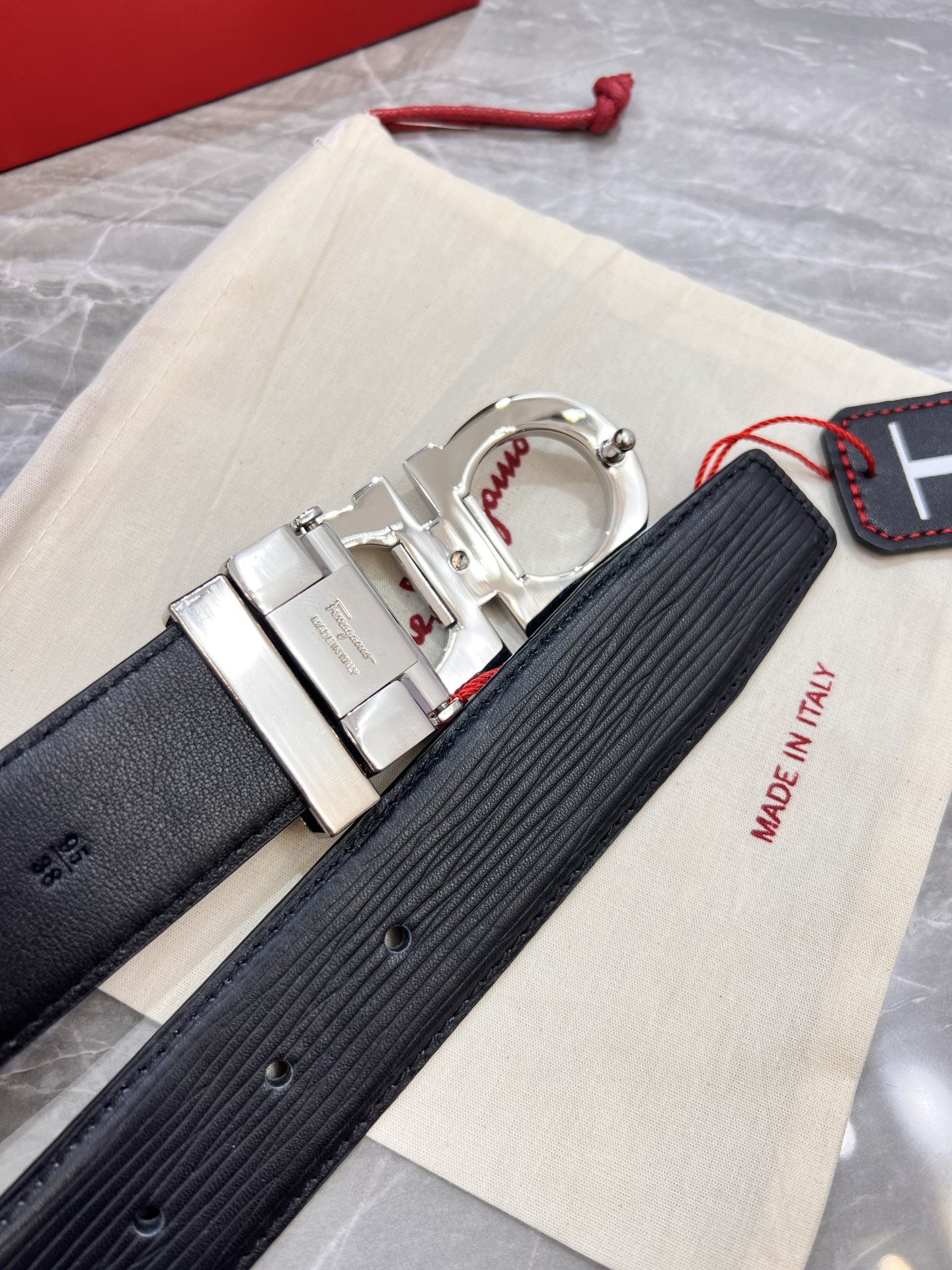 Streetwear Belt Ferragamo 319930 size:3.5cm - vstockx