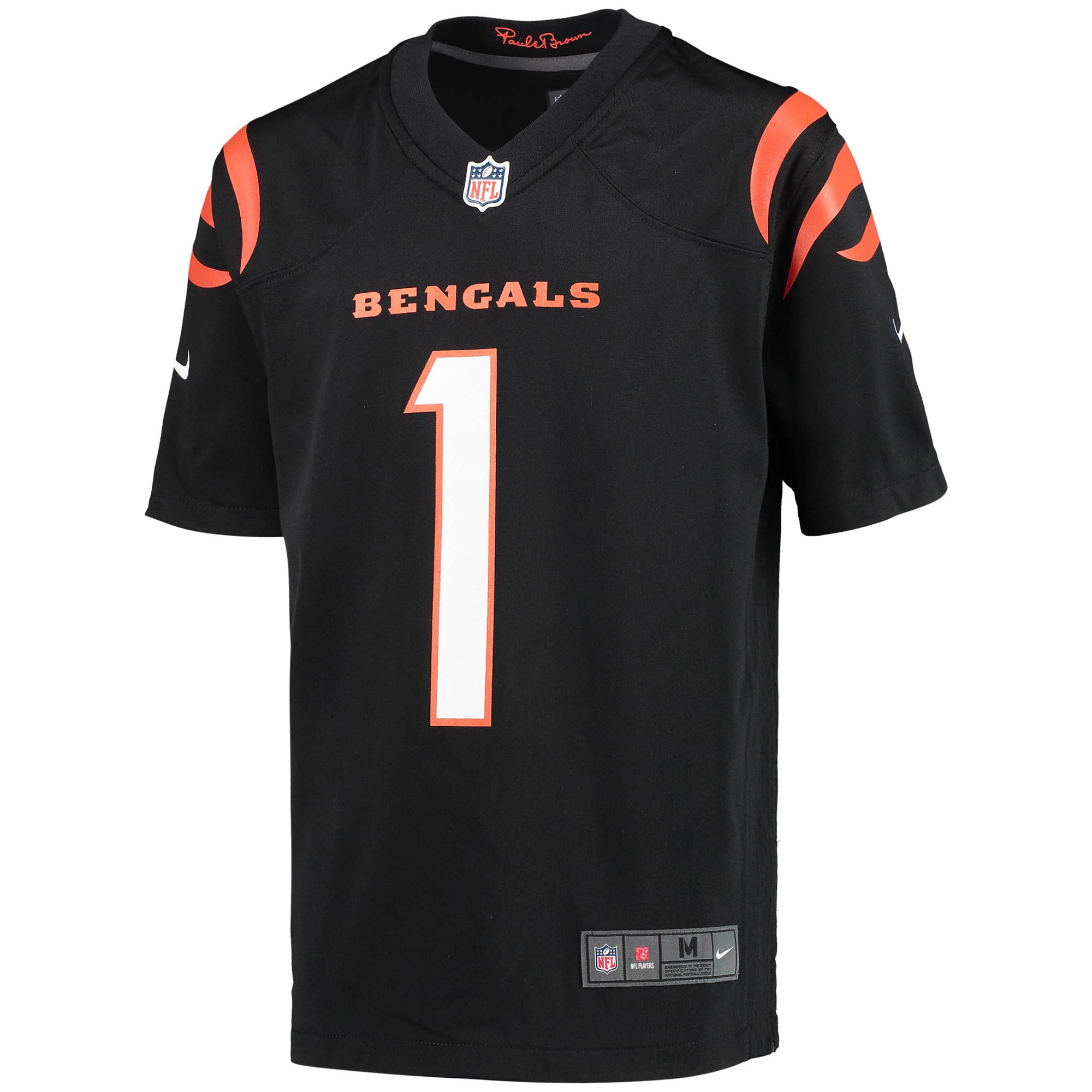 Ja'Marr Chase Cincinnati Bengals Nike Youth Game Jersey - Black - vstockx
