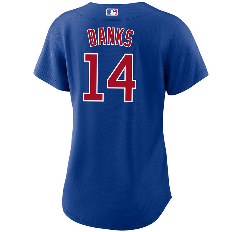 Women's Chicago Cubs Ernie Banks Replica Alternate Jersey - Royal - vstockx