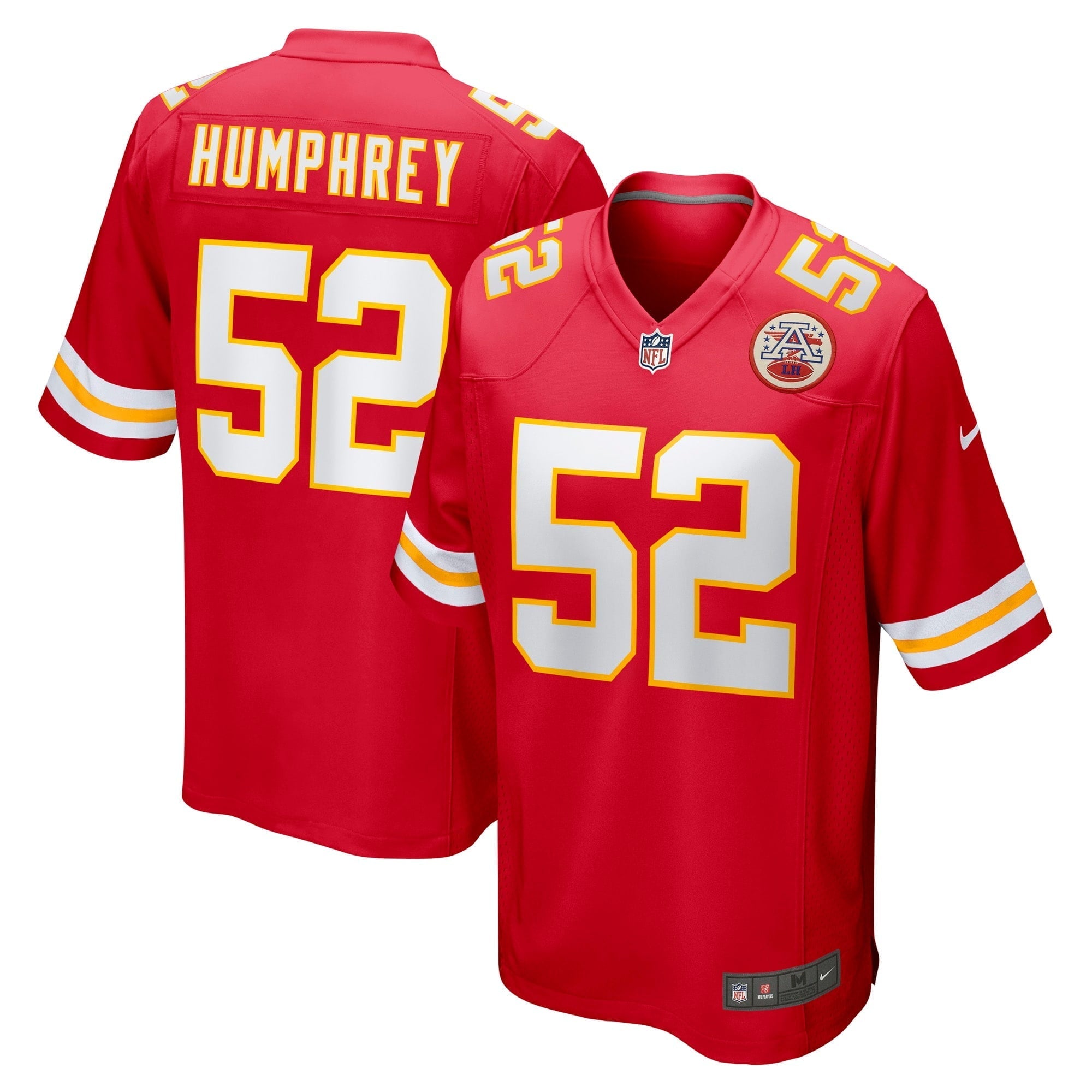 Men's Nike Creed Humphrey Red Kansas City Chiefs Game Jersey - vstockx