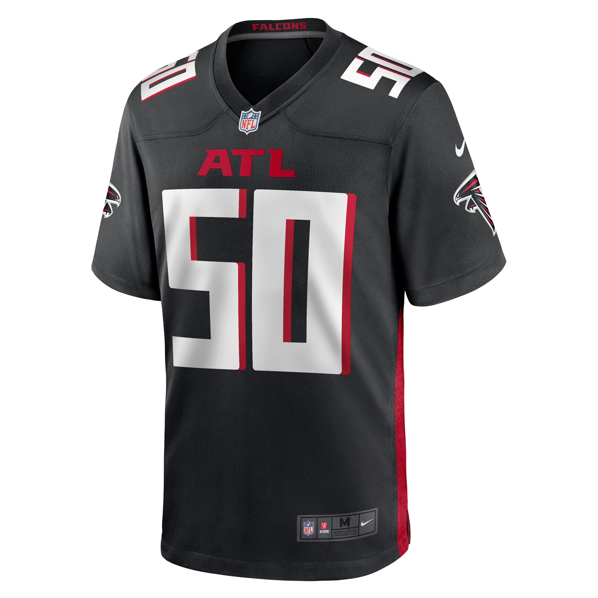 Tae Davis Atlanta Falcons Nike Team Game Jersey - Black - vstockx
