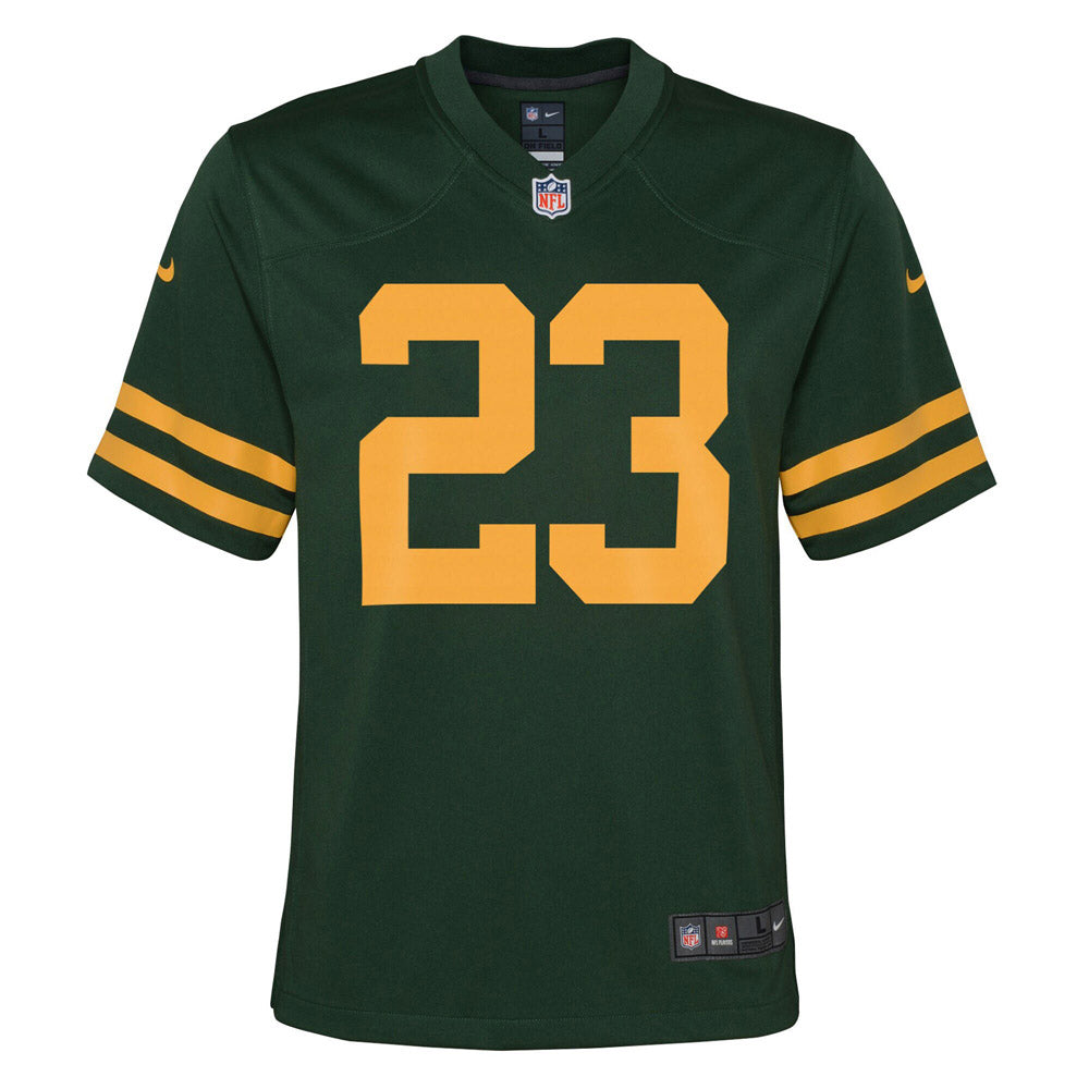 Youth Green Bay Packers Jaire Alexander Alternate Game Jersey Green - vstockx