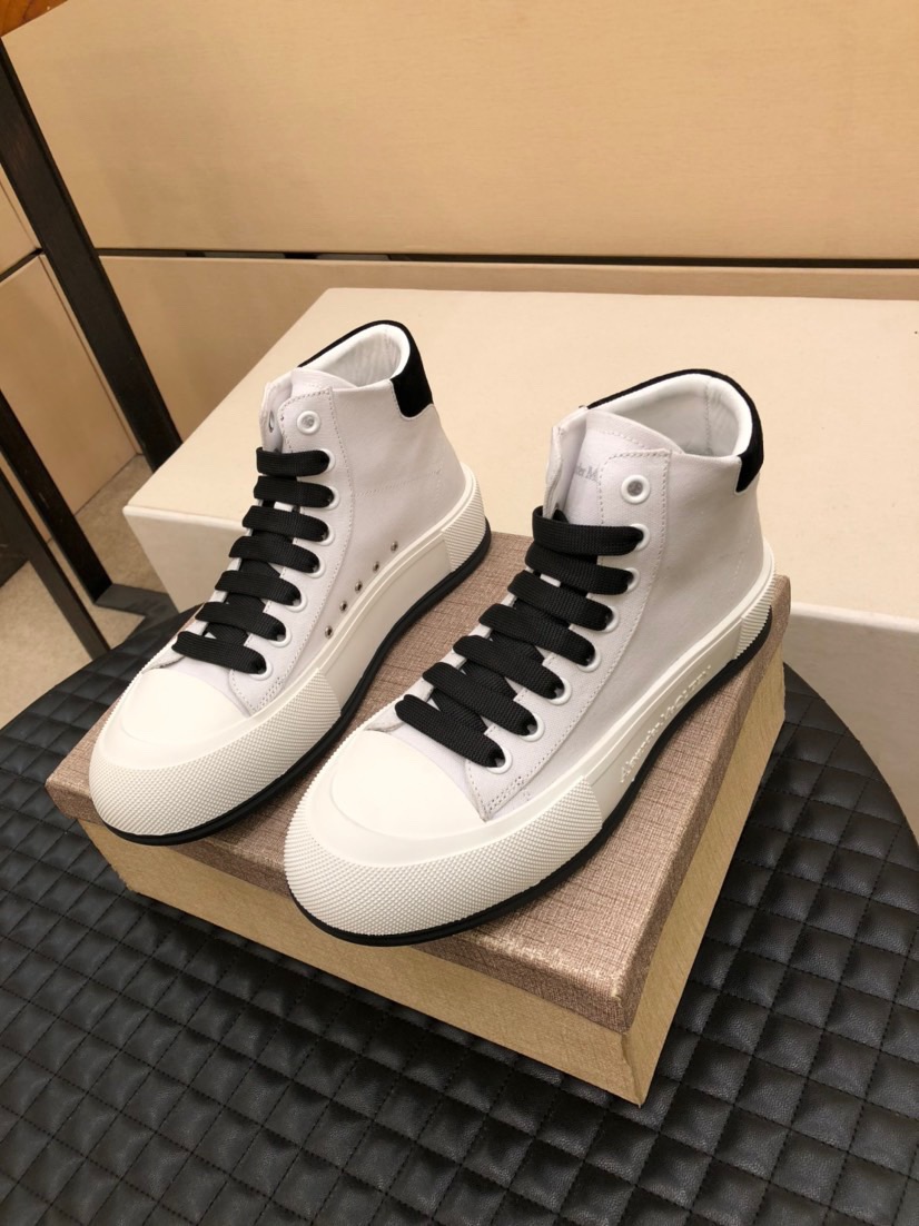 Mc Queen McQueen  high top new casual cloth shoes Size: Men's 38-44 - vstockx