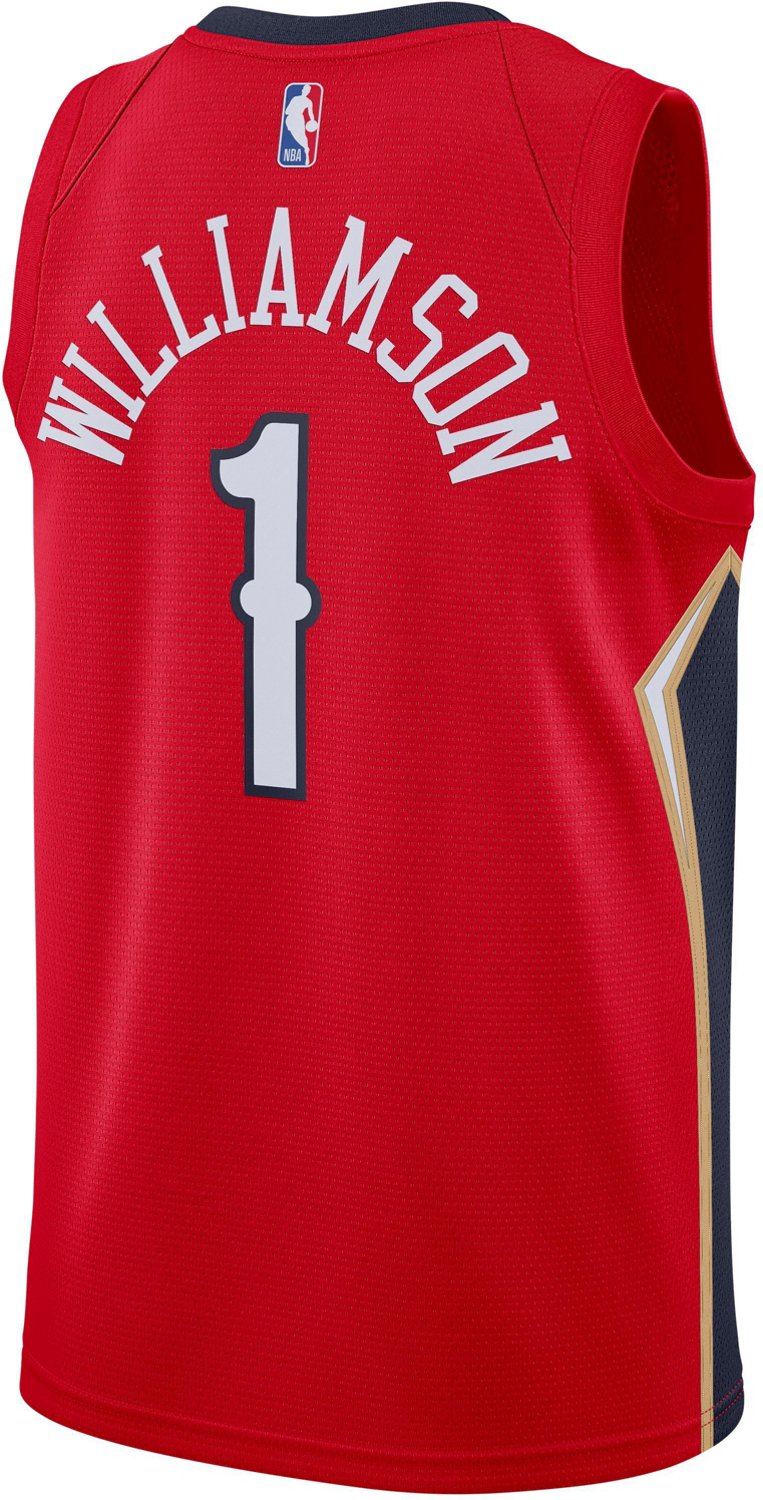 Nike Men's New Orleans Pelicans Zion Williamson Swingman Statement Jersey - vstockx