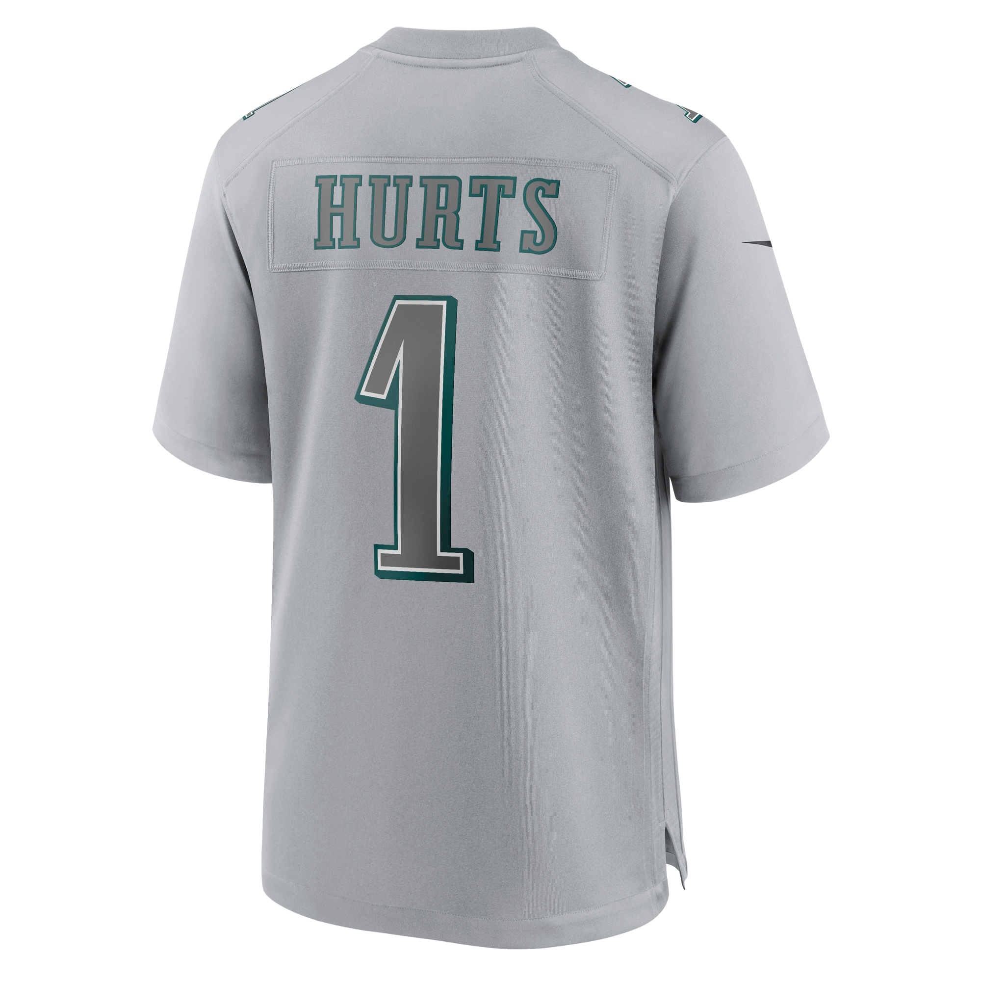 Jalen Hurts Philadelphia Eagles Nike Super Bowl LVII Patch Atmosphere Fashion Game Jersey - Gray - vstockx