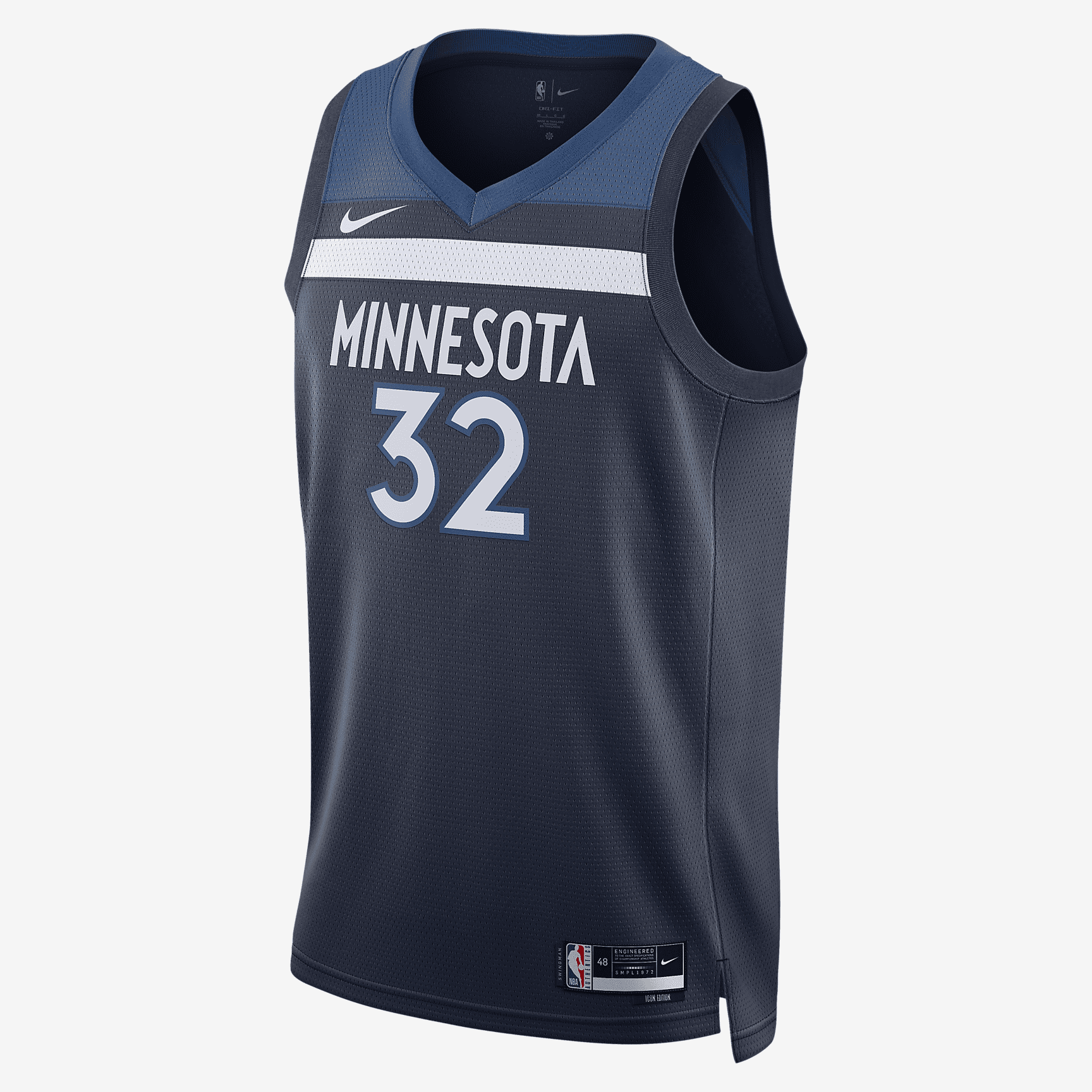 Minnesota Timberwolves Icon Edition 2022/23 Nike Dri-FIT NBA Swingman Jersey - College Navy - vstockx