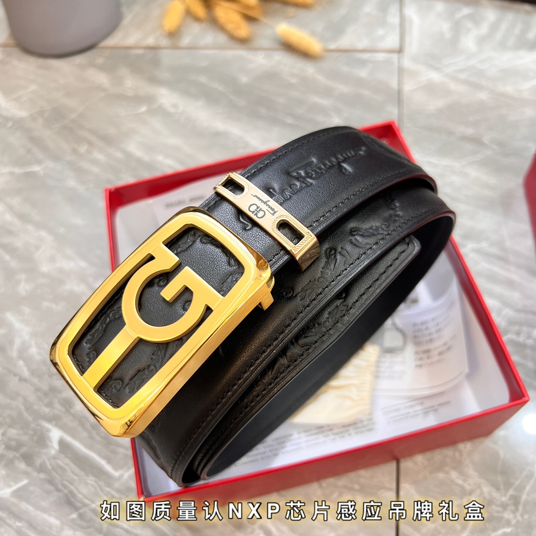 Streetwear Belt Ferragamo 320064 size:3.5cm - vstockx