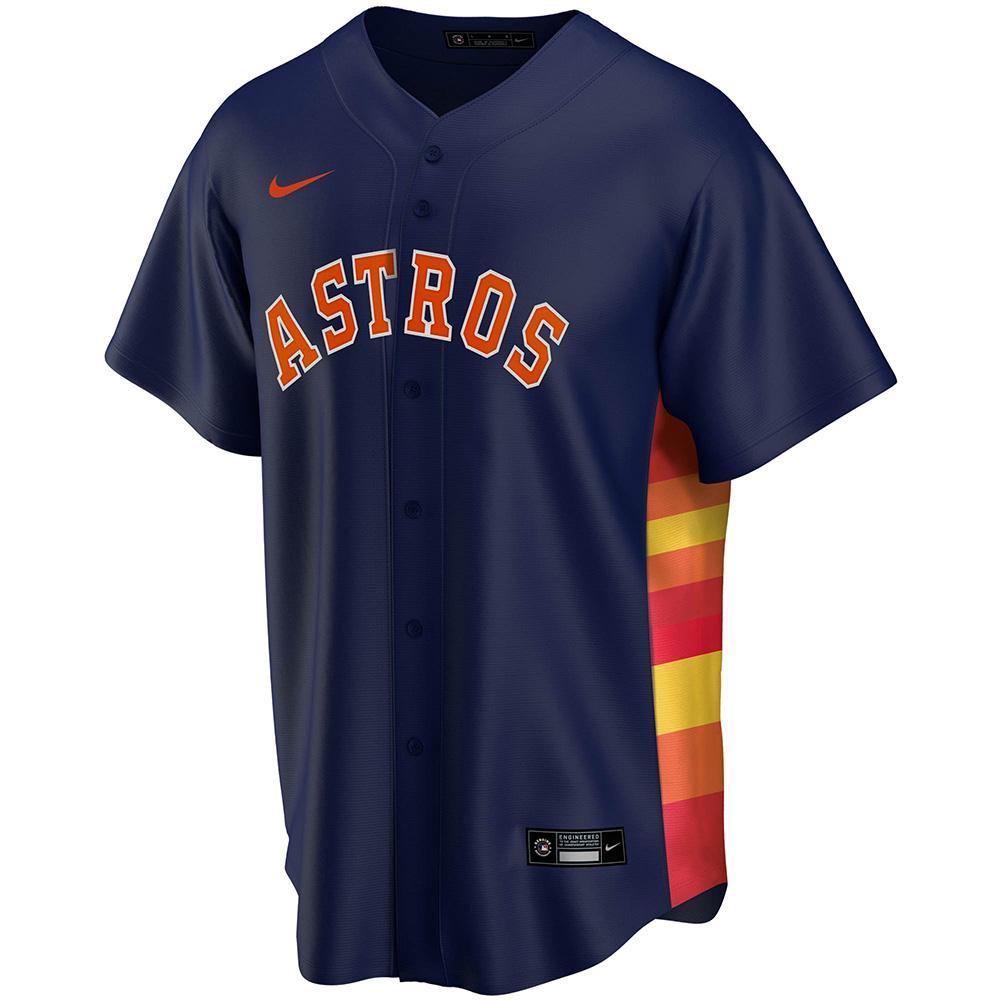 Youth Houston Astros Jose Altuve Cool Base Replica Jersey Navy - vstockx