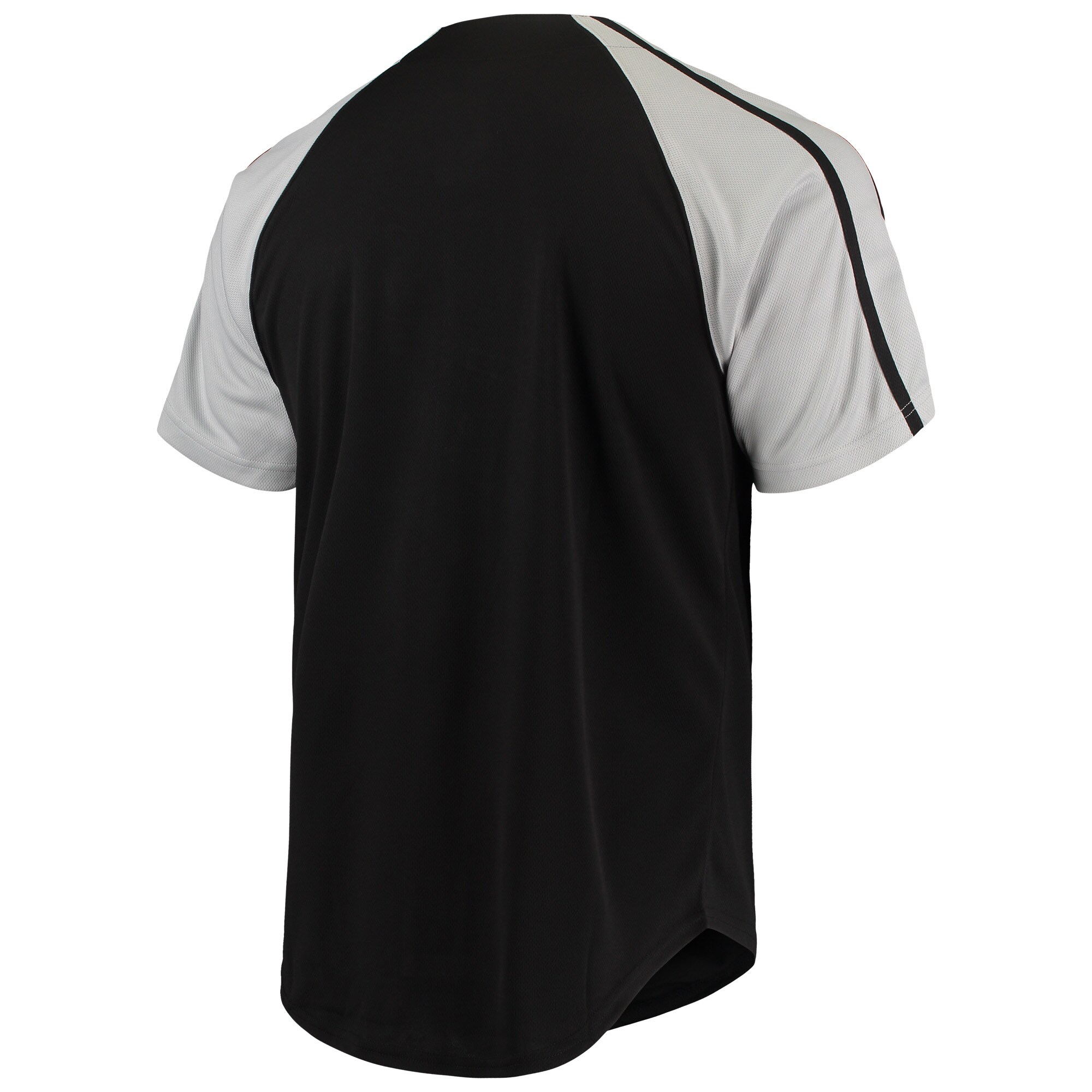 Chicago White Sox Stitches Button-Down Raglan Replica Jersey - Black - vstockx
