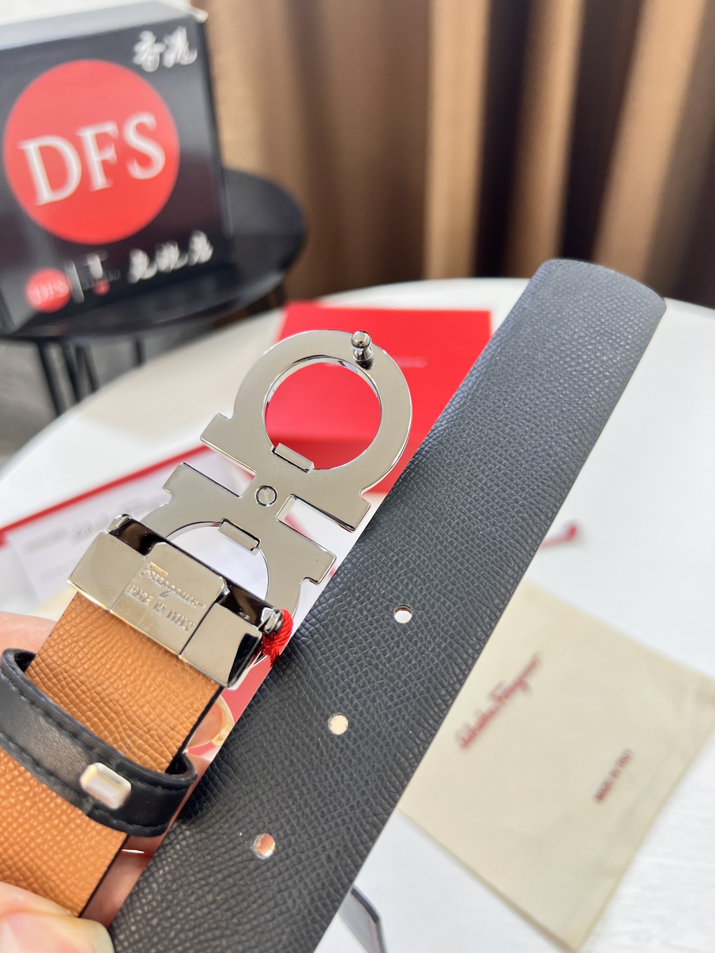Streetwear Belt Ferragamo 320152 size:3.5cm - vstockx