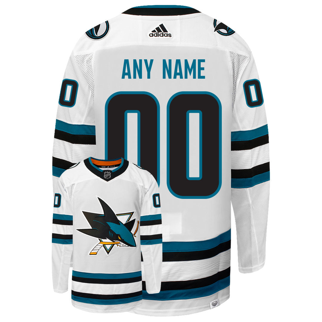 Customizable San Jose Sharks 2022 Adidas Primegreen Authentic NHL Hockey Jersey - vstockx