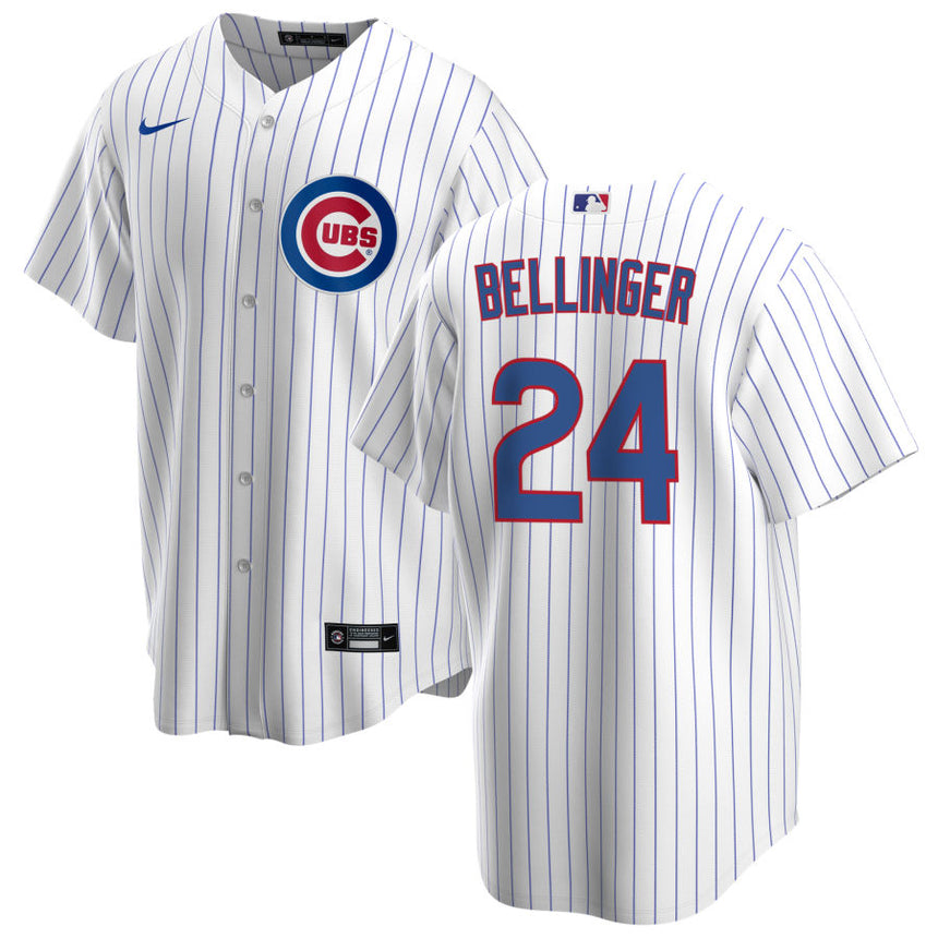 Men's Cody Bellinger Chicago Cubs White Home Premium Stitch Replica Jersey - vstockx