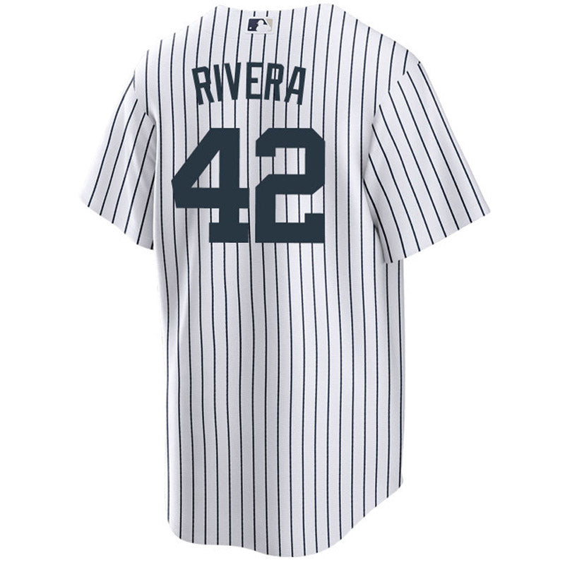 Men's New York Yankees Mariano Rivera Replica Player Name Home Jersey - White - vstockx