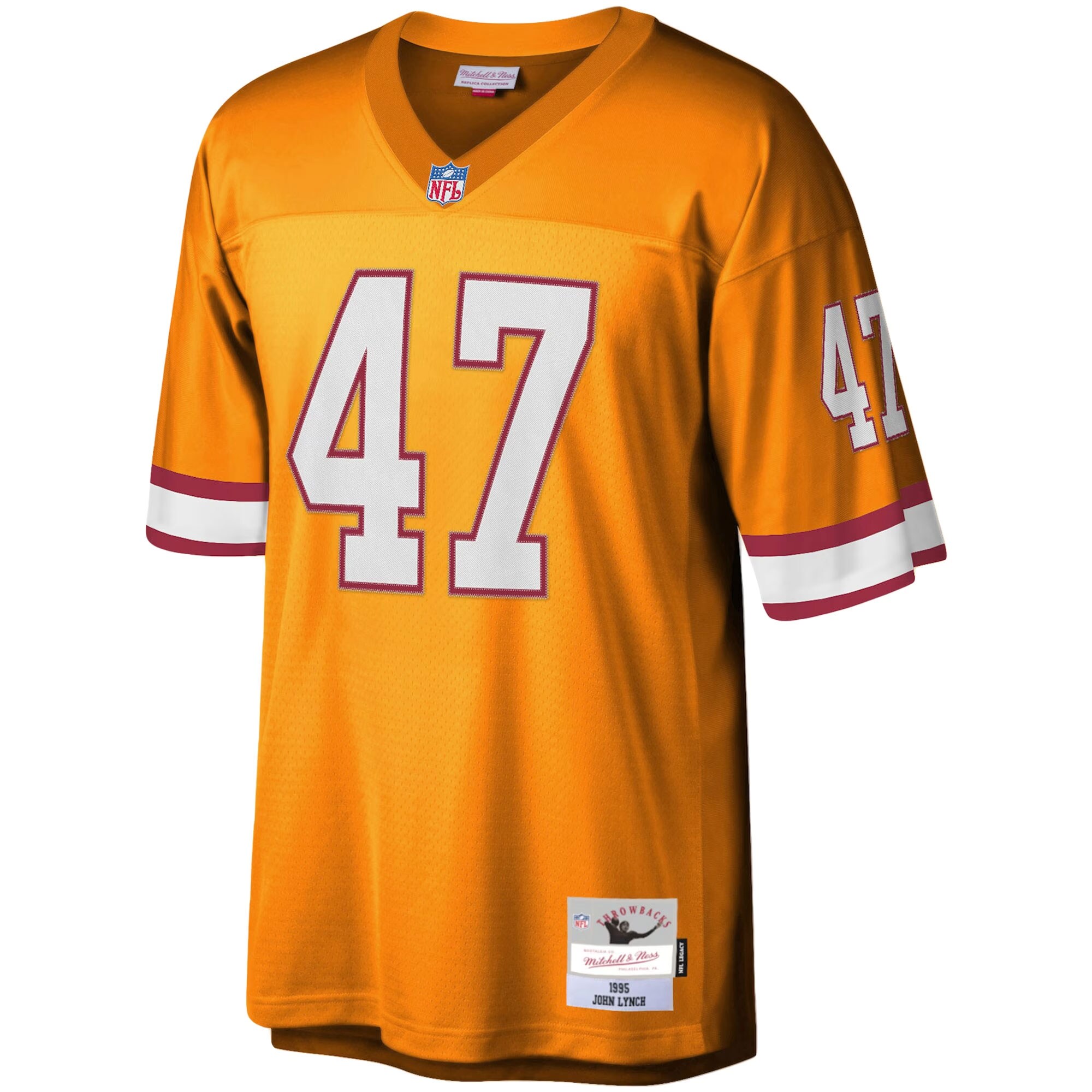 John Lynch Tampa Bay Buccaneers Mitchell & Ness Big & Tall 1995 Legacy Retired Player Jersey - Orange - vstockx