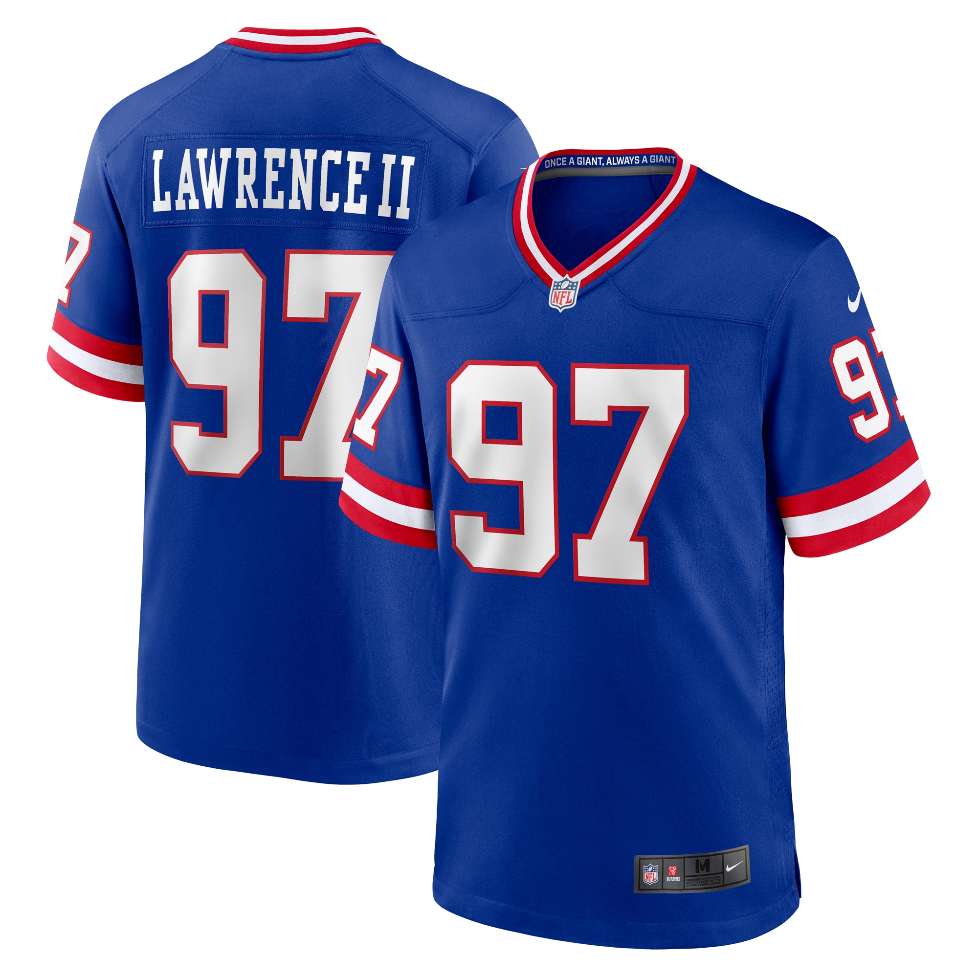 Dexter Lawrence II New York Giants Nike Classic Game Player Jersey - Royal - vstockx