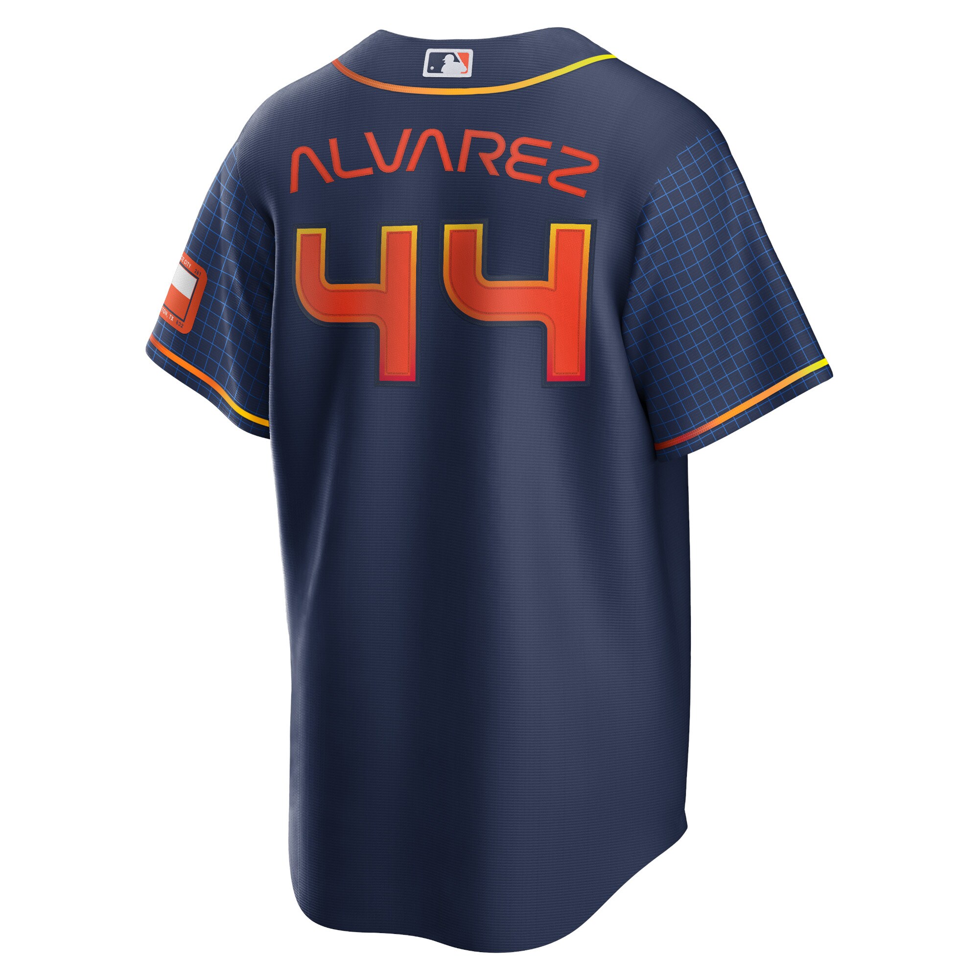 Yordan Alvarez Houston Astros Nike 2022 City Connect Replica Player Jersey - Navy - vstockx