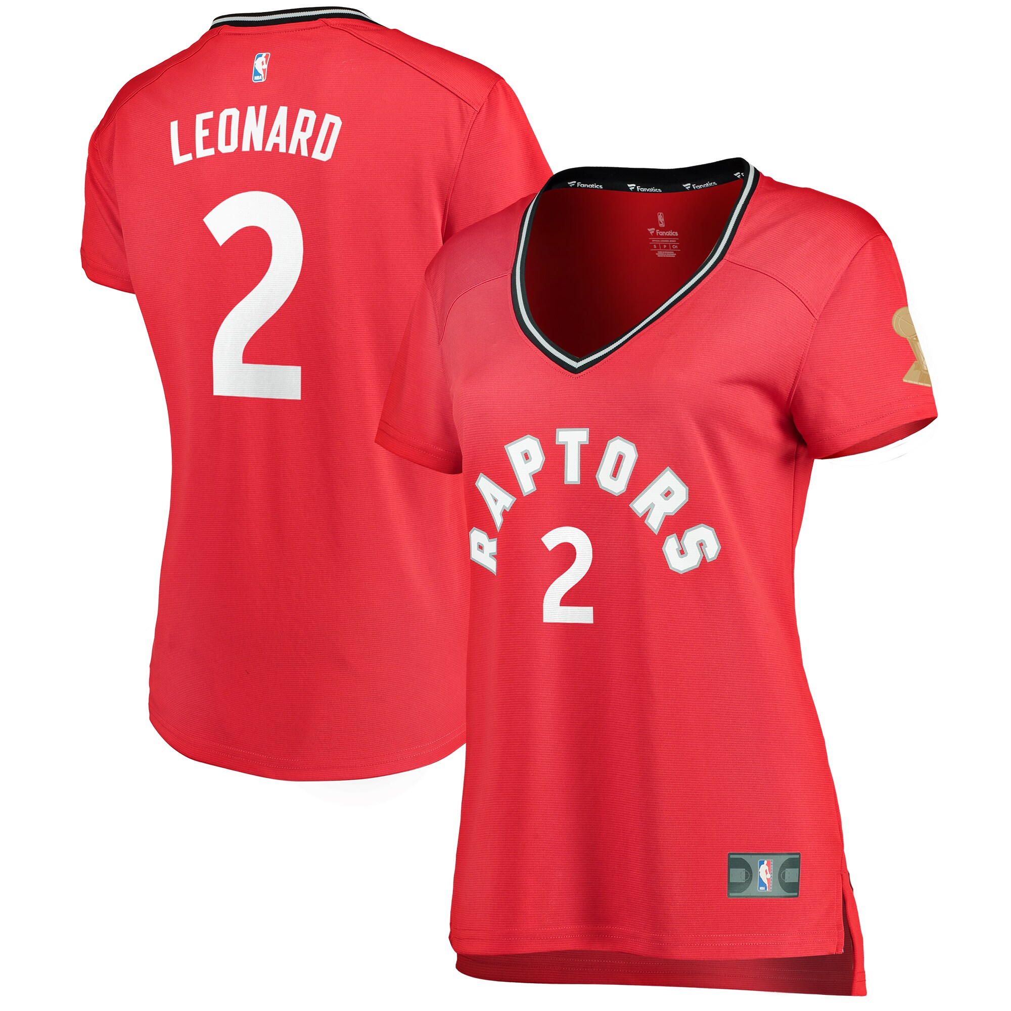 Kawhi Leonard Toronto Raptors Fanatics Branded Women's 2019 NBA Finals Champions Fast Break Replica Player Jersey Red - Icon Edition - vstockx