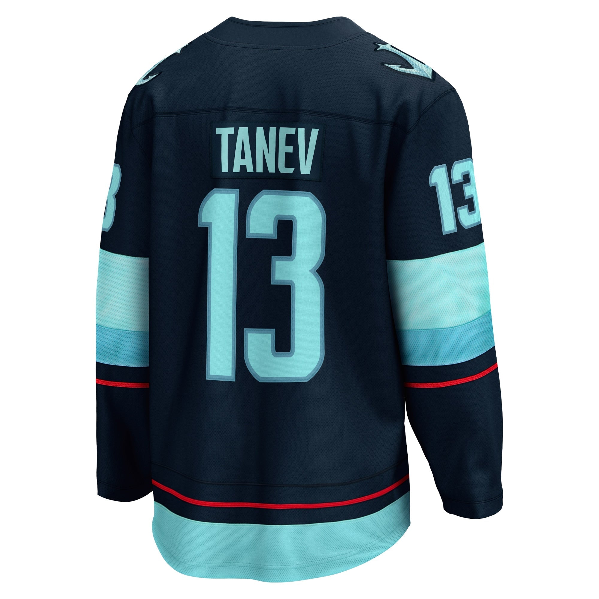 Men's Fanatics Branded Brandon Tanev Navy Seattle Kraken Home Breakaway Player Jersey - vstockx