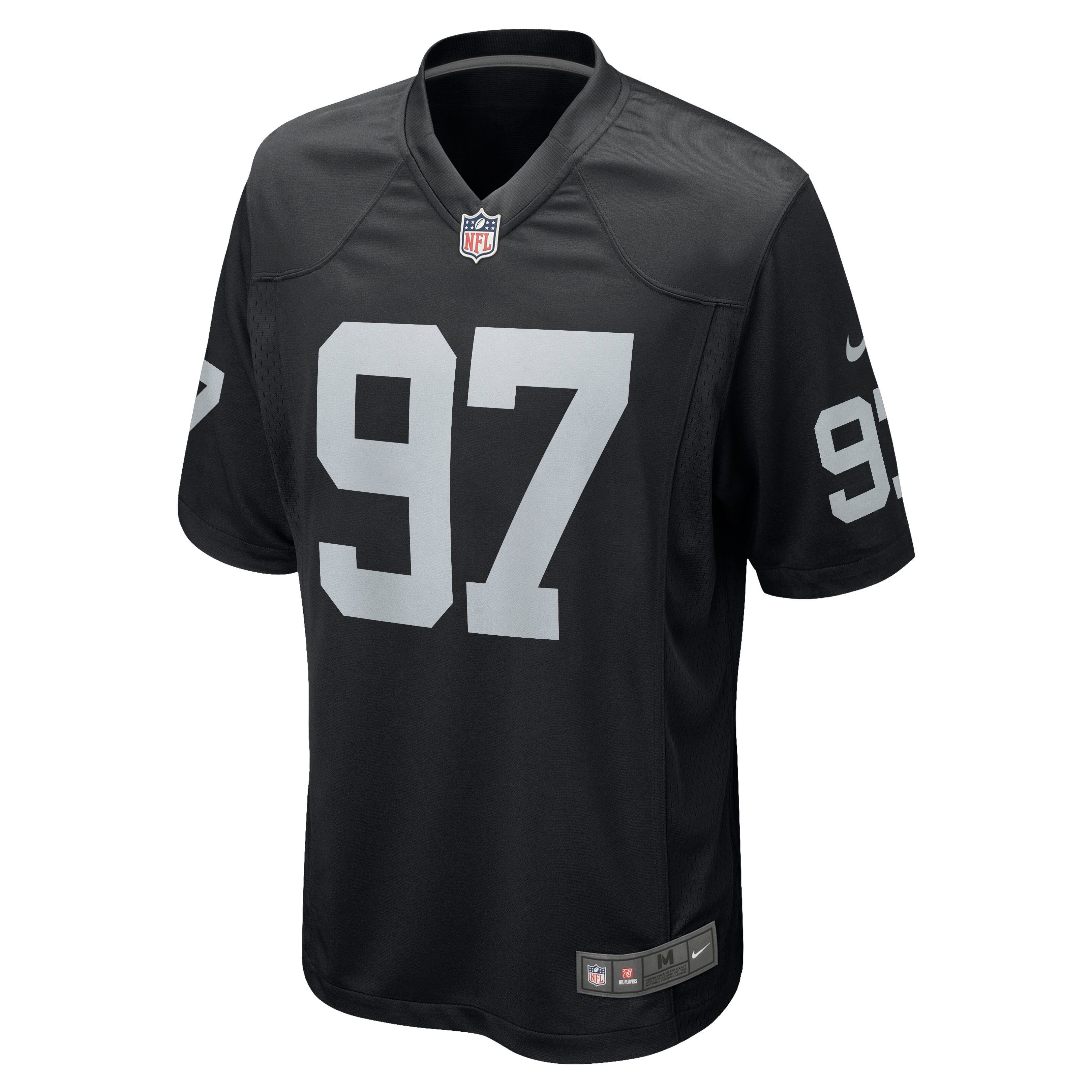 Maliek Collins Las Vegas Raiders Nike Game Jersey - Black - vstockx
