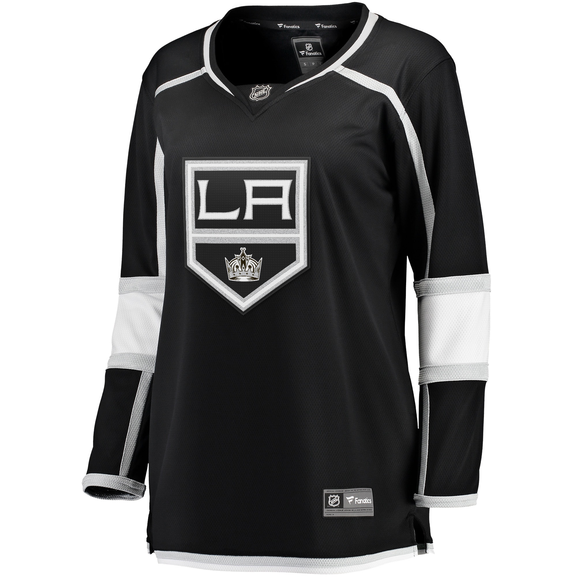 Los Angeles Kings Fanatics Branded Women's 2020/21 Home Breakaway Jersey - Black - vstockx