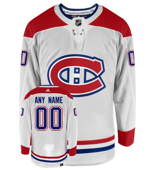 Customizable Montreal Canadiens Adidas Primegreen Authentic NHL Hockey Jersey - vstockx