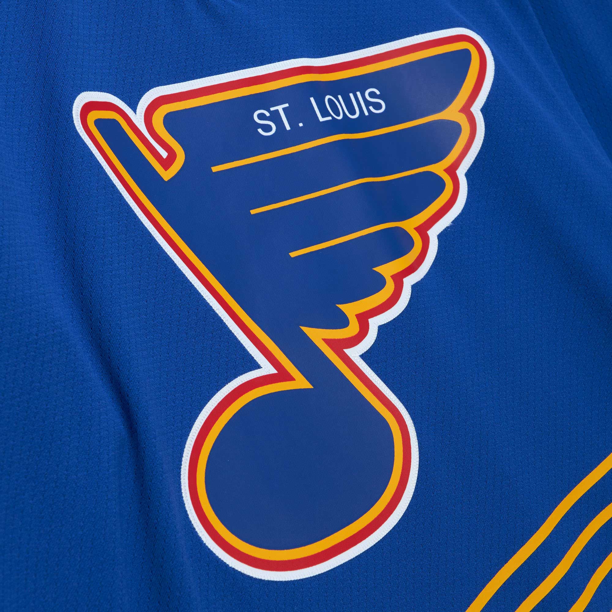 Brett Hull St. Louis Blues Mitchell & Ness 1995/96 Blue Line Player Jersey - Blue - vstockx
