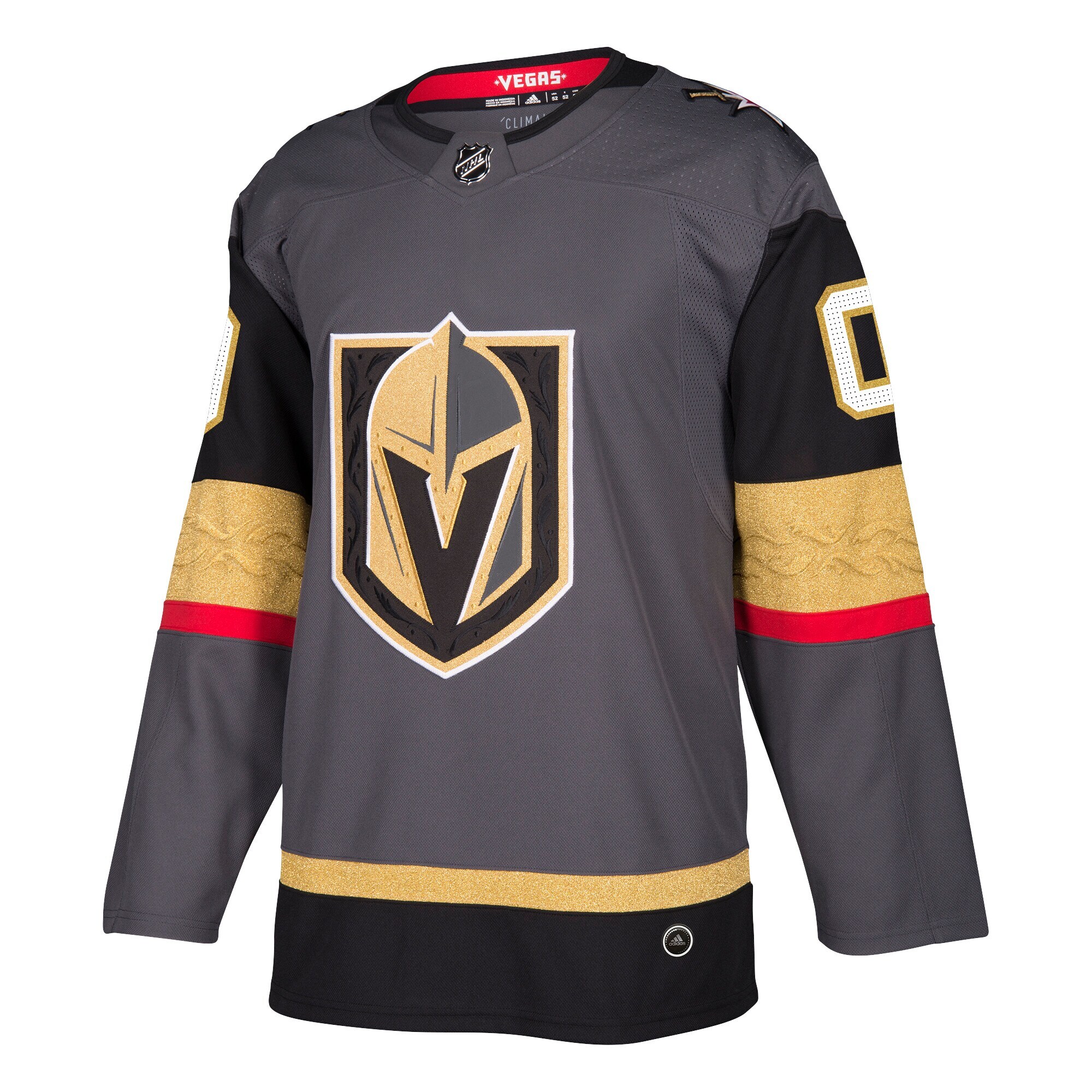 Vegas Golden Knights adidas Alternate Authentic Custom Jersey - Gray - vstockx