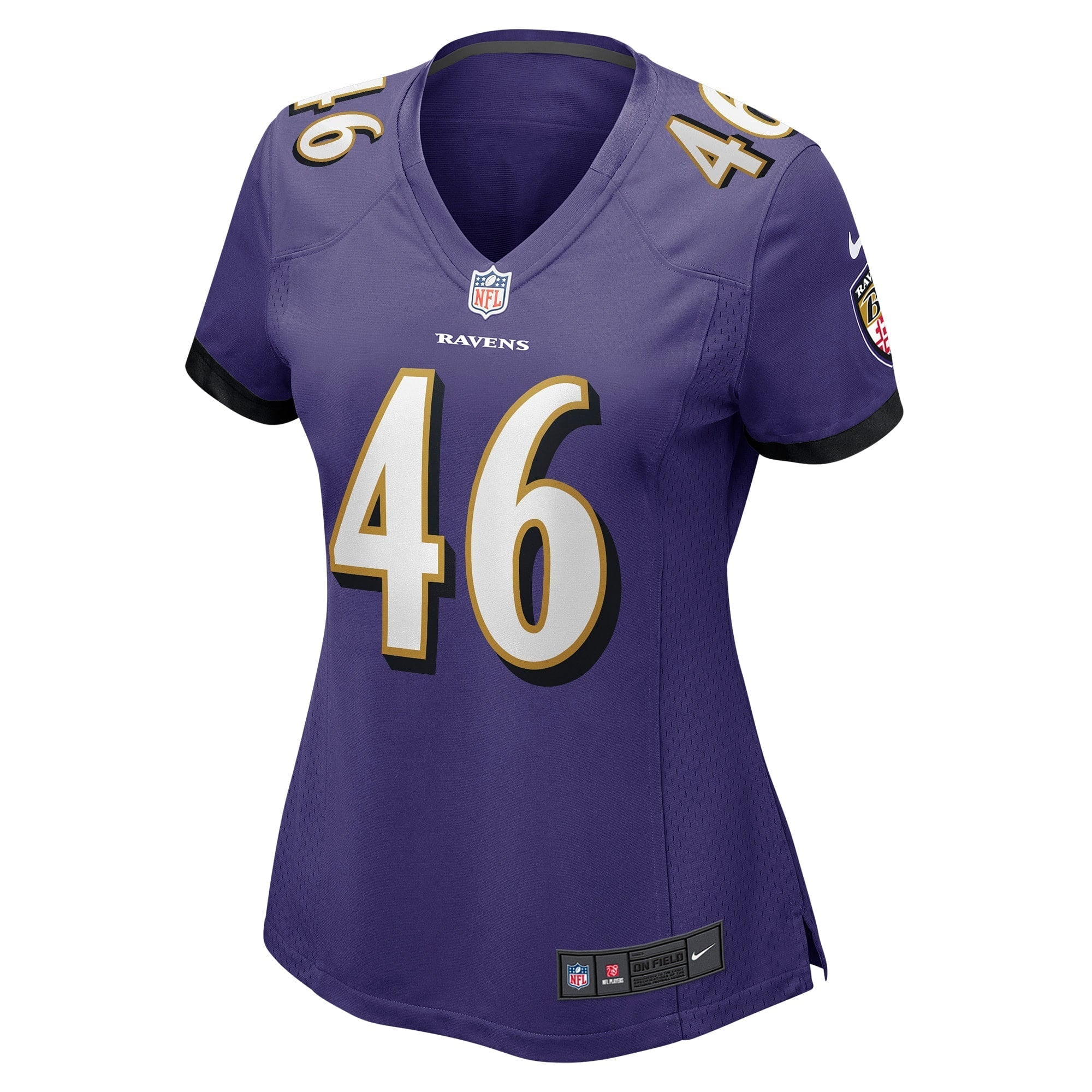 Women's Nike Nick Moore Purple Baltimore Ravens Game Player Jersey - vstockx