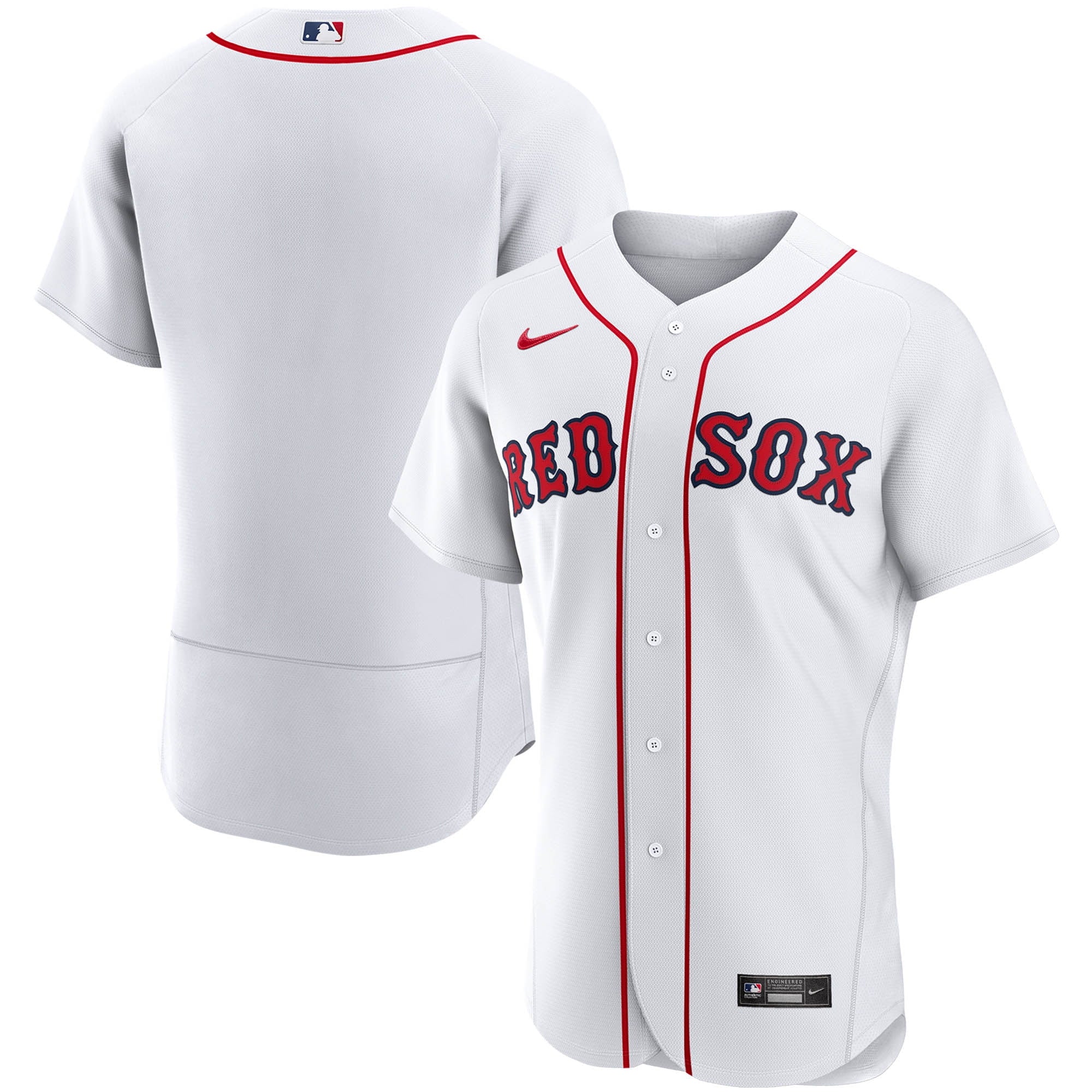 Men's Nike White Boston Red Sox Home Authentic Team Jersey - vstockx
