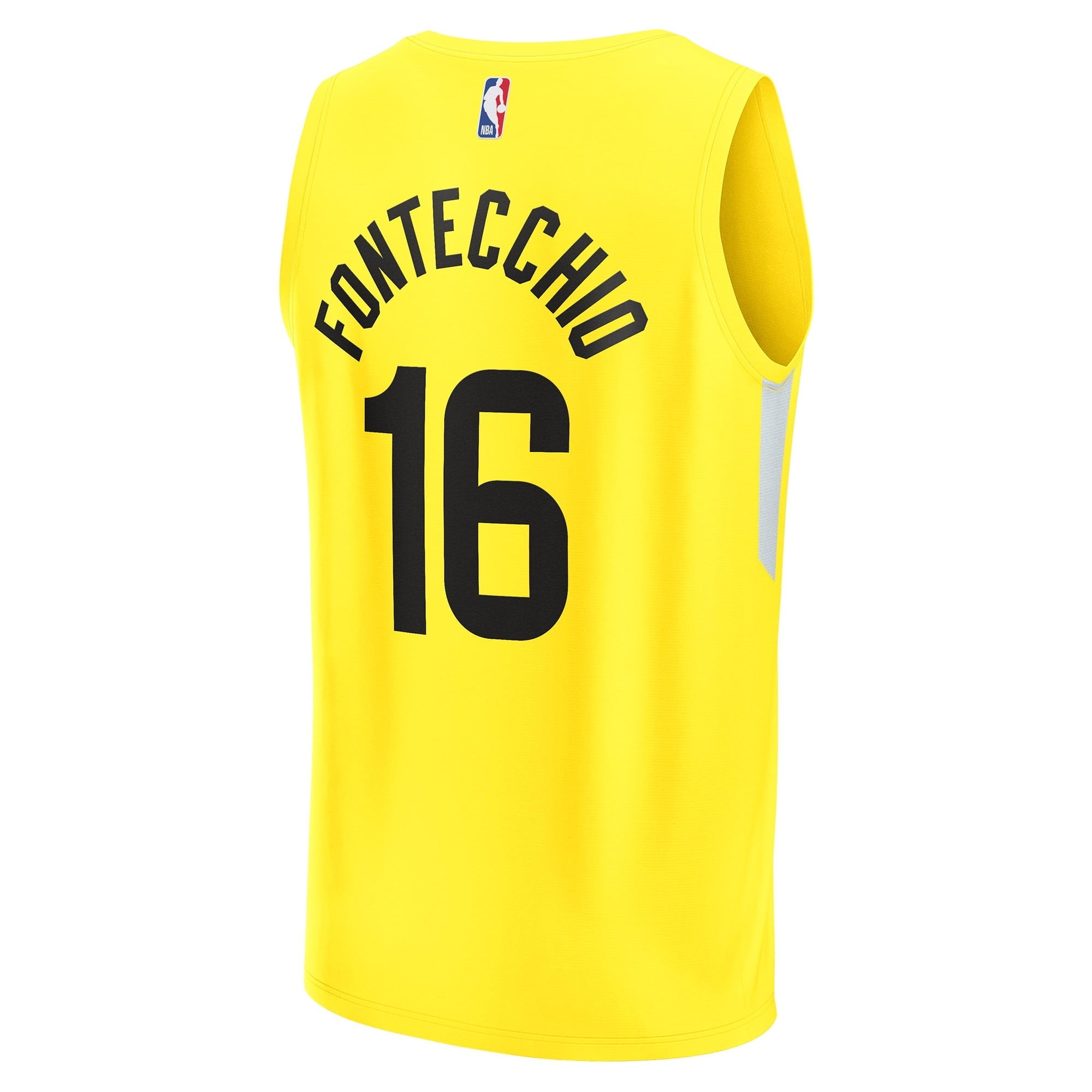 Men's Fanatics Branded Simone Fontecchio Yellow Utah Jazz 2022/23 Fast Break Replica Player Jersey - Icon Edition - vstockx