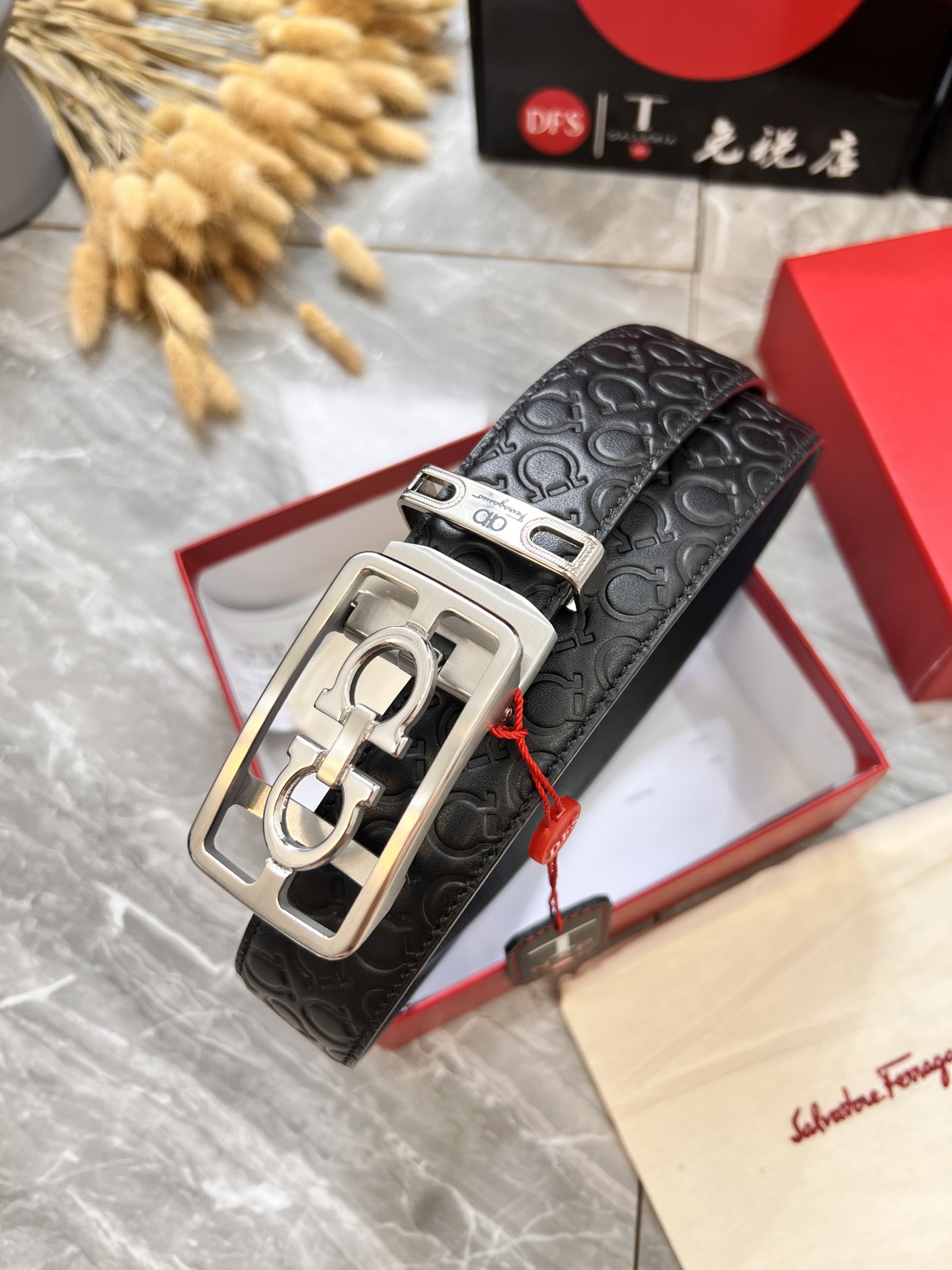 Streetwear Belt Ferragamo 319874 size:3.5cm - vstockx