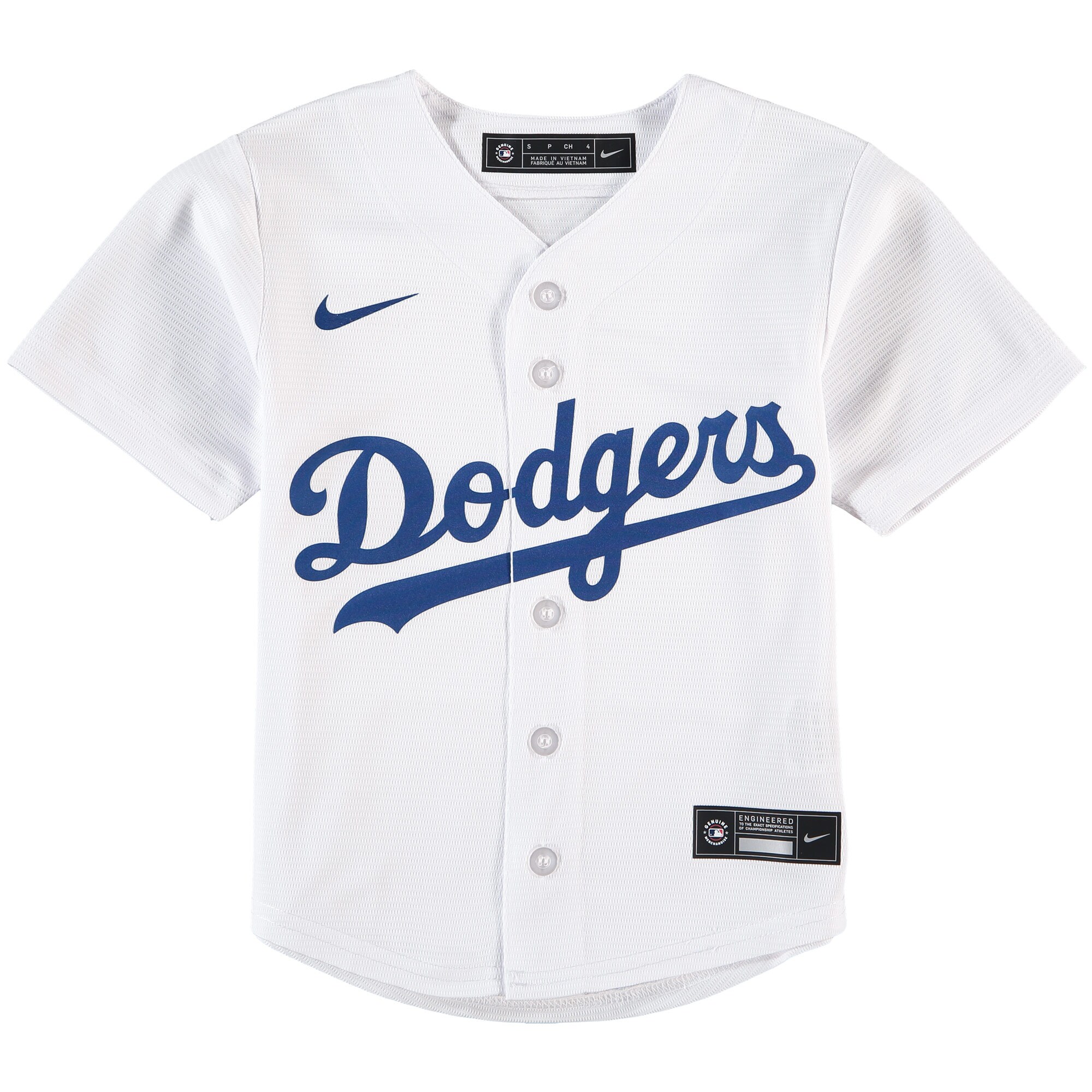 Los Angeles Dodgers Nike Preschool Home Replica Team Jersey - White - vstockx