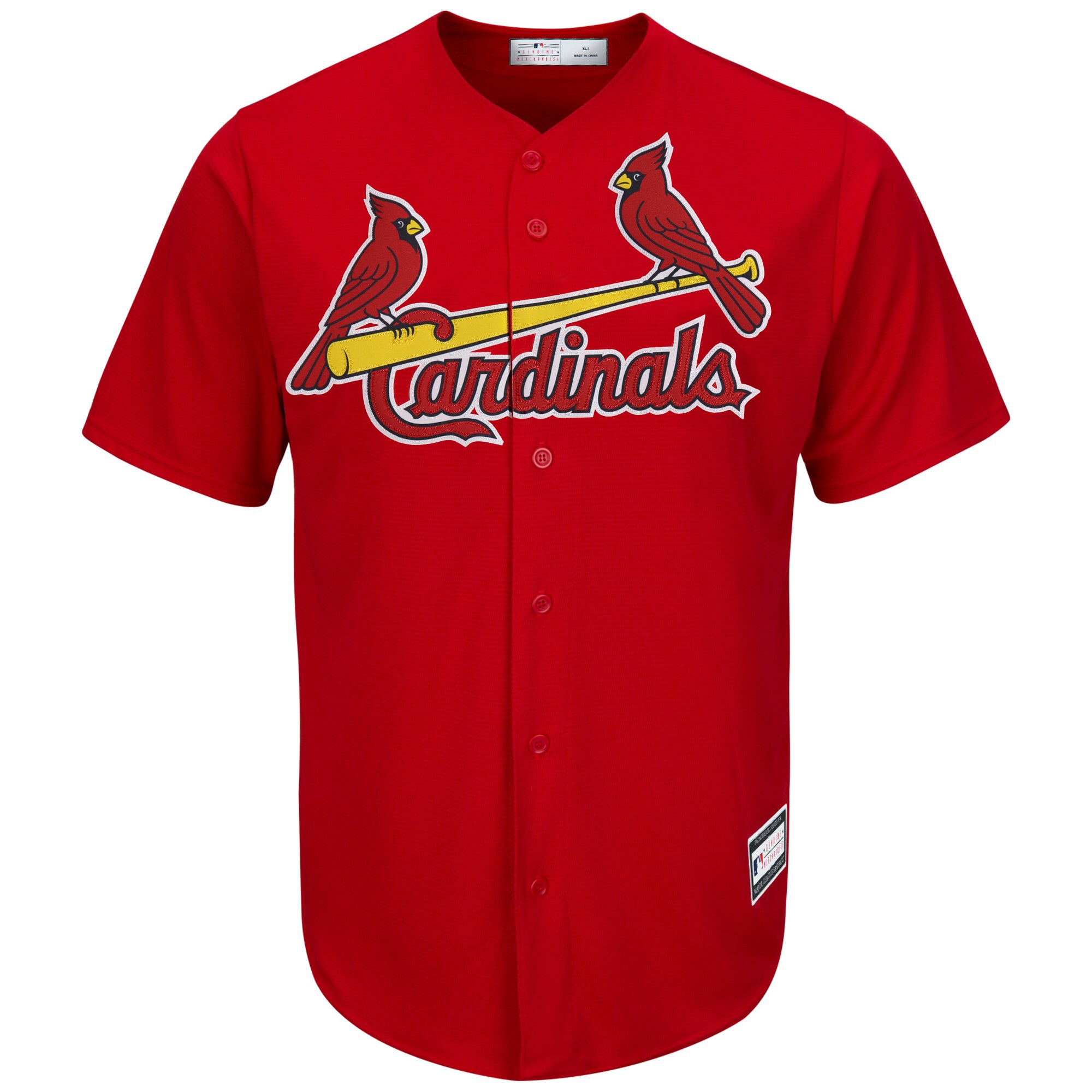Yadier Molina St. Louis Cardinals Big & Tall Replica Player Jersey - Red - vstockx
