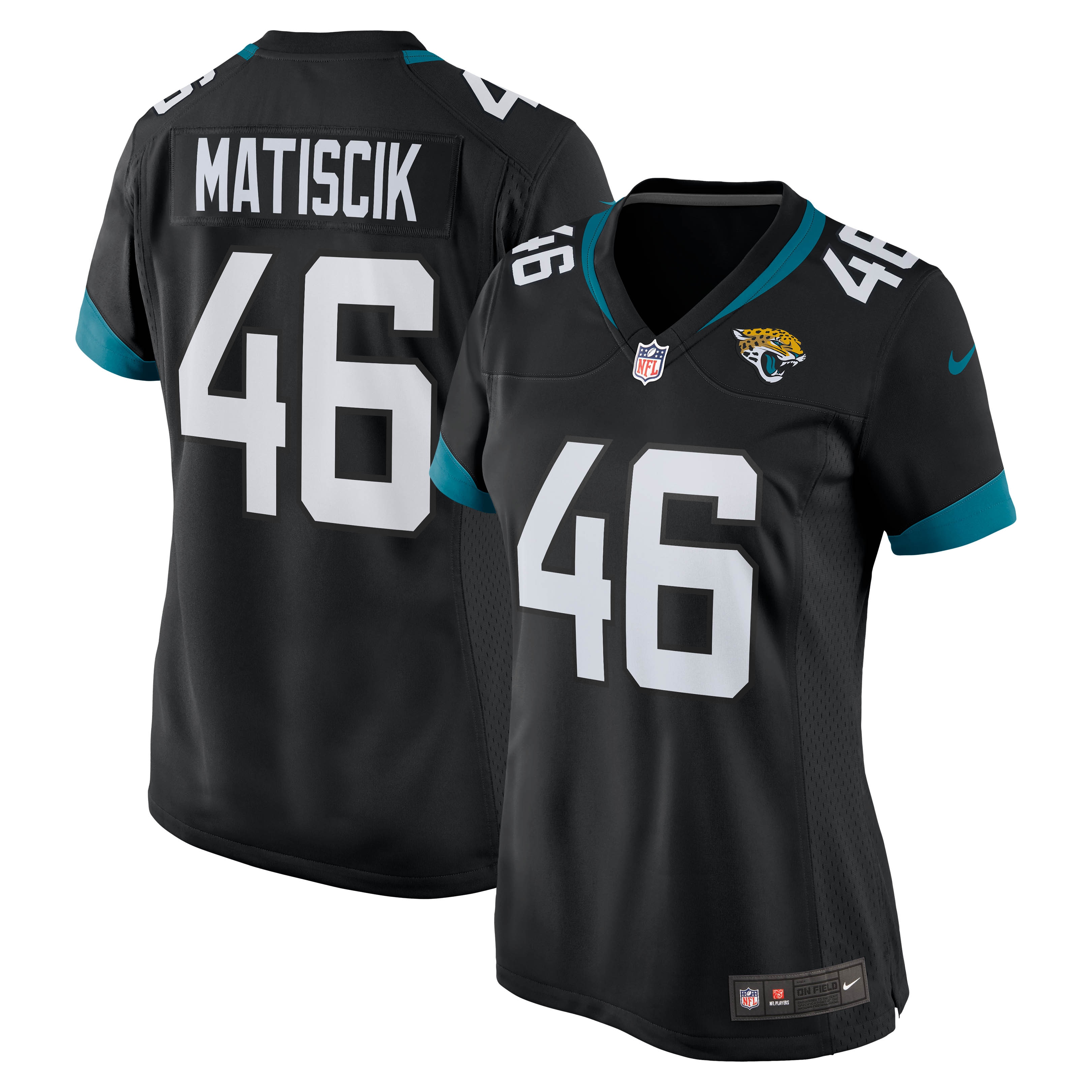 Ross Matiscik Jacksonville Jaguars Nike Women's Game Jersey - Black - vstockx
